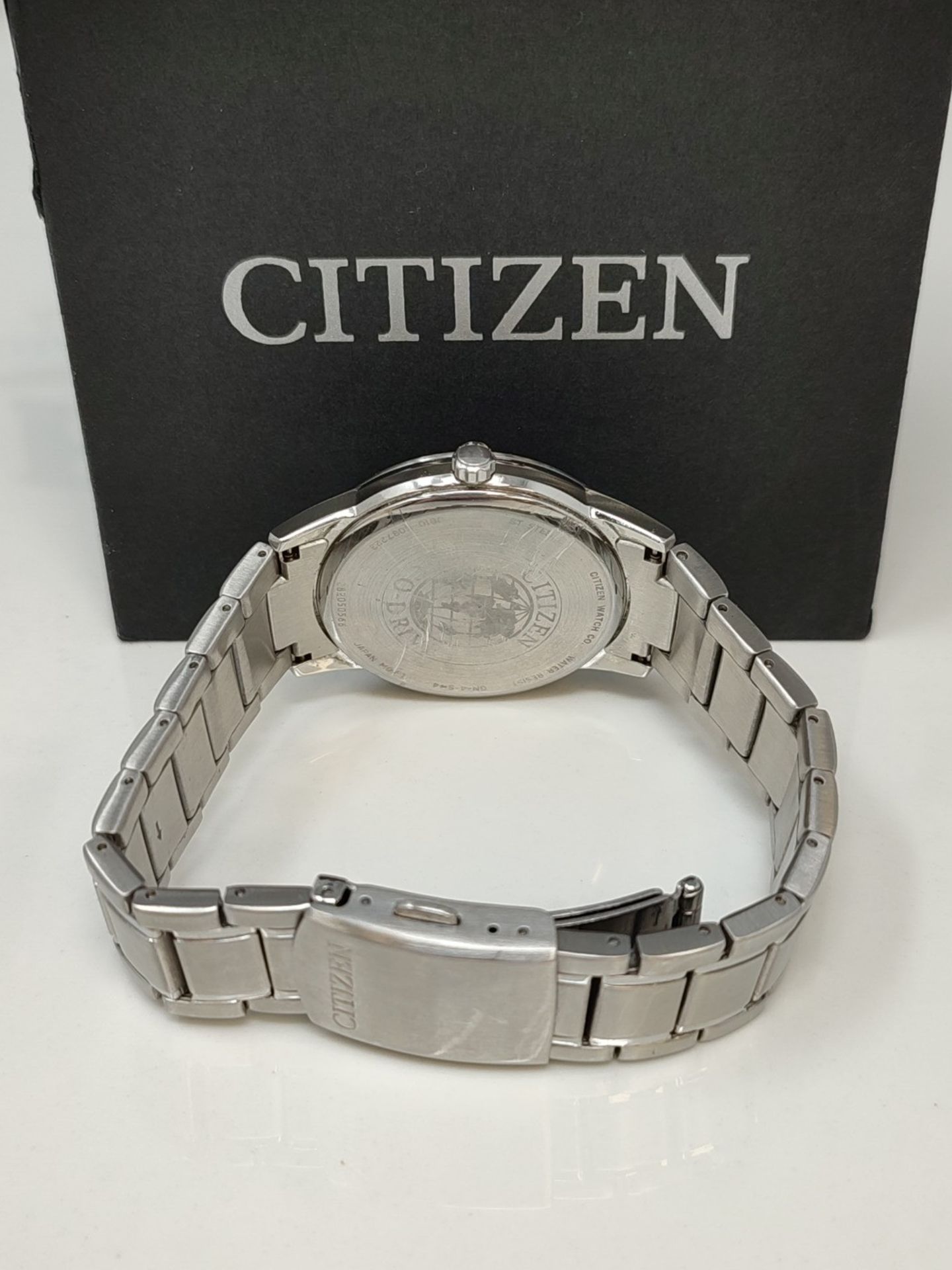 RRP £117.00 CITIZEN Men's Analog Quartz Watch with Stainless Steel Bracelet AW1231-07E, Black - Image 3 of 3