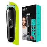 Braun Multi-Grooming Kit 3, 6-in-1 Beard Trimmer and Hair Clippers for Men, Trimmer/Ha