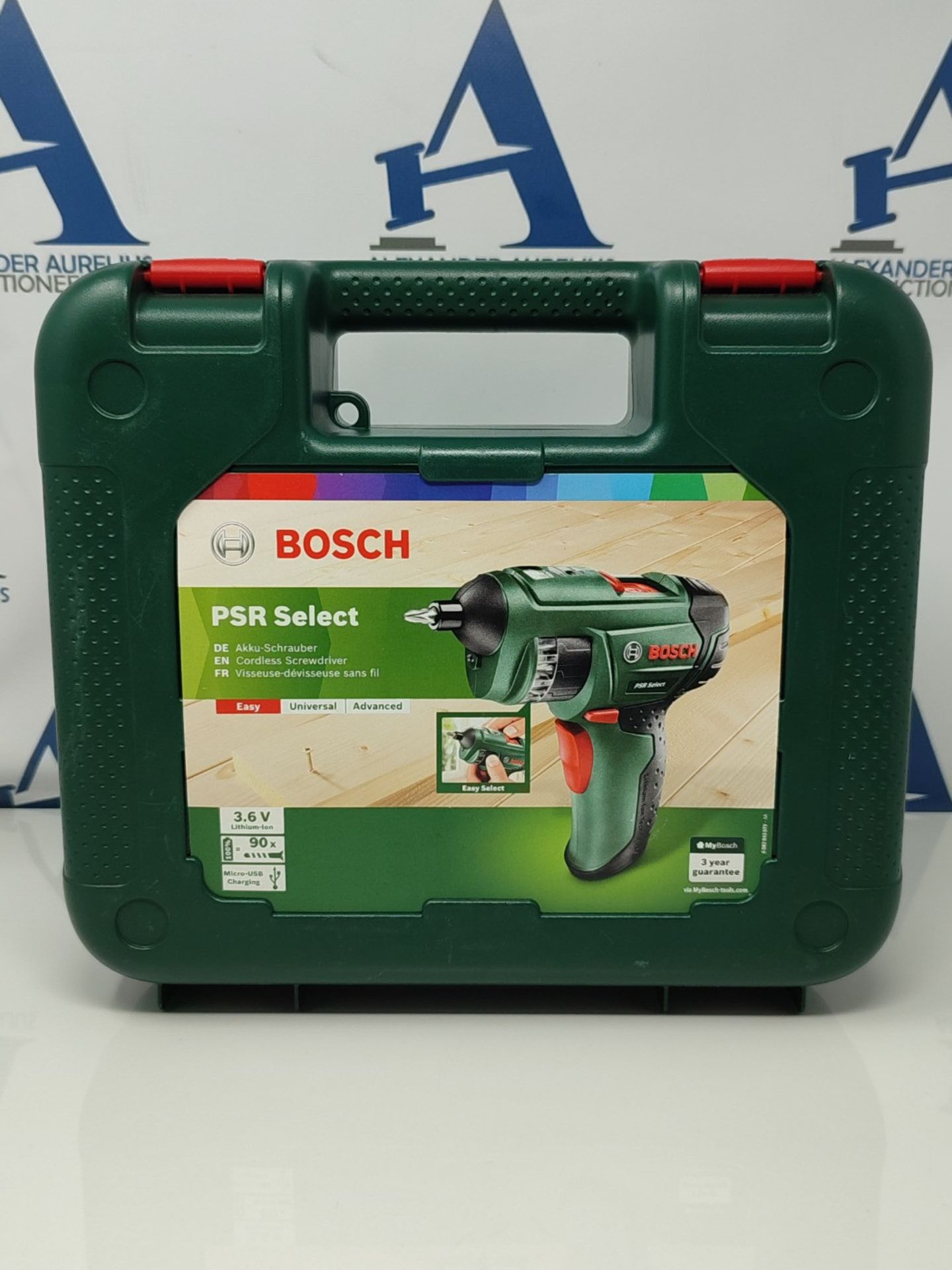 [INCOMPLETE] Bosch Home and Garden Cordless Screwdriver PSR Select (with Integrated 3. - Image 2 of 3