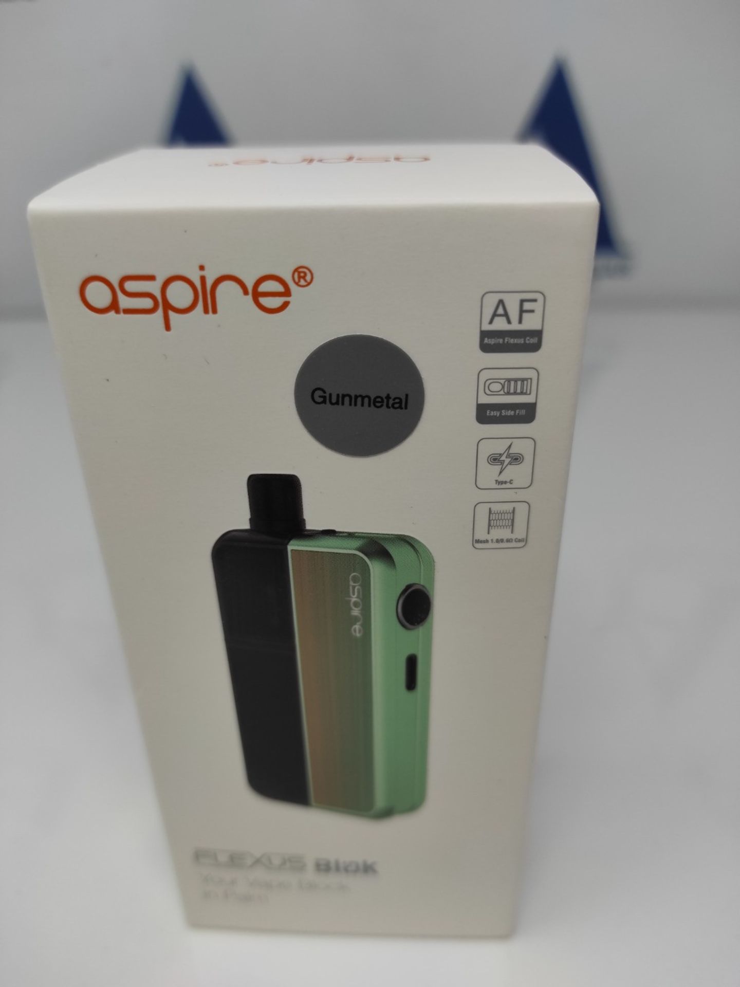 Aspire Flexus Block Electronic Cigarette Cheek and Lung Vaping - Complete Pod Mod Kit - Image 2 of 3