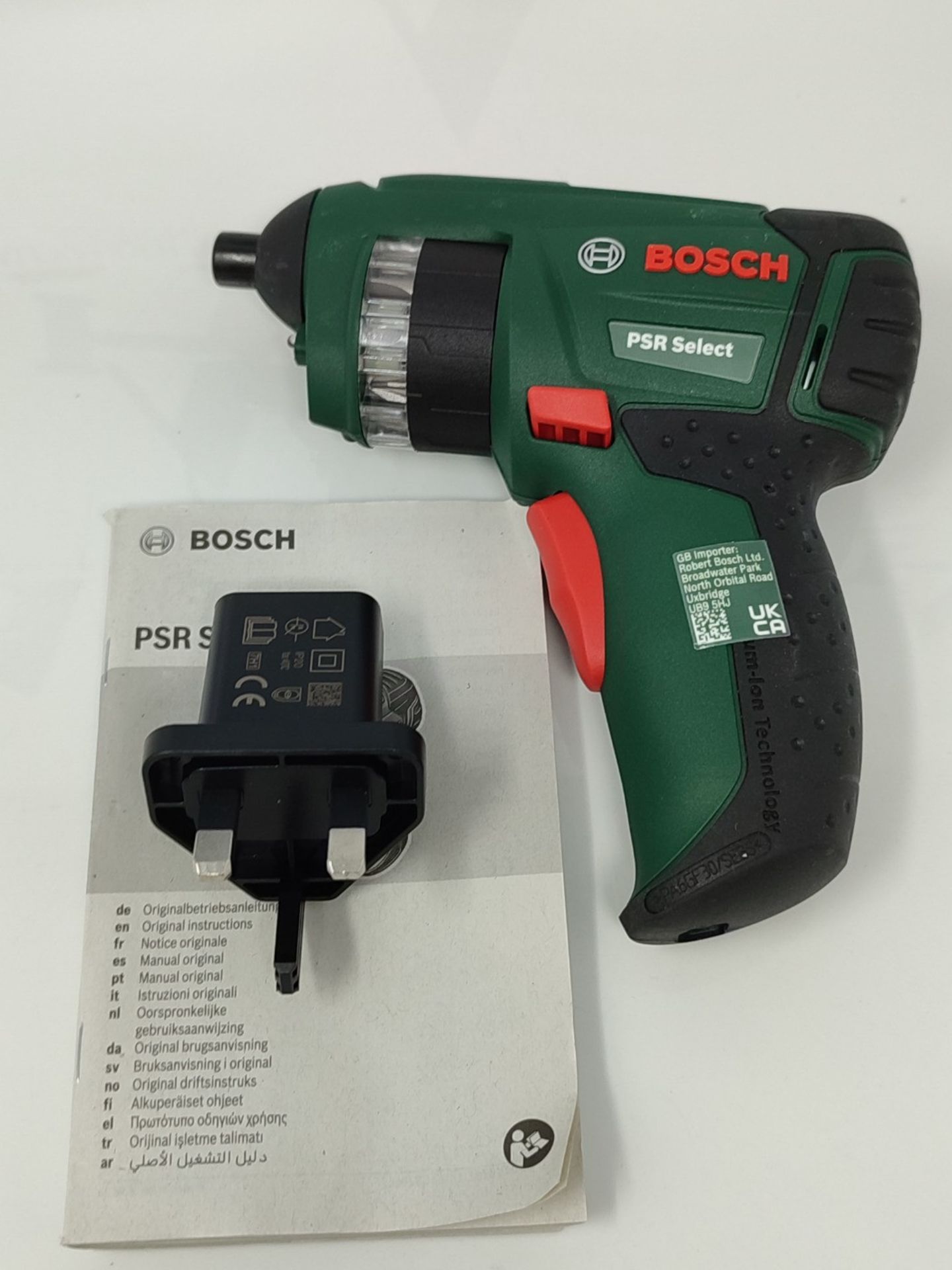 [INCOMPLETE] Bosch Home and Garden Cordless Screwdriver PSR Select (with Integrated 3. - Image 3 of 3