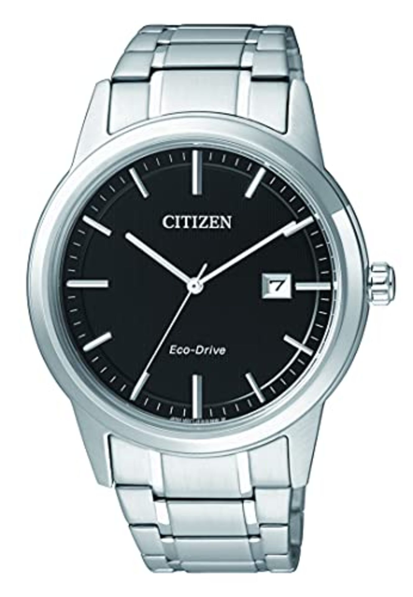 RRP £117.00 CITIZEN Men's Analog Quartz Watch with Stainless Steel Bracelet AW1231-07E, Black