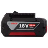 RRP £69.00 Bosch Professional 18V System battery GBA 18V 5.0Ah (in cardboard box)