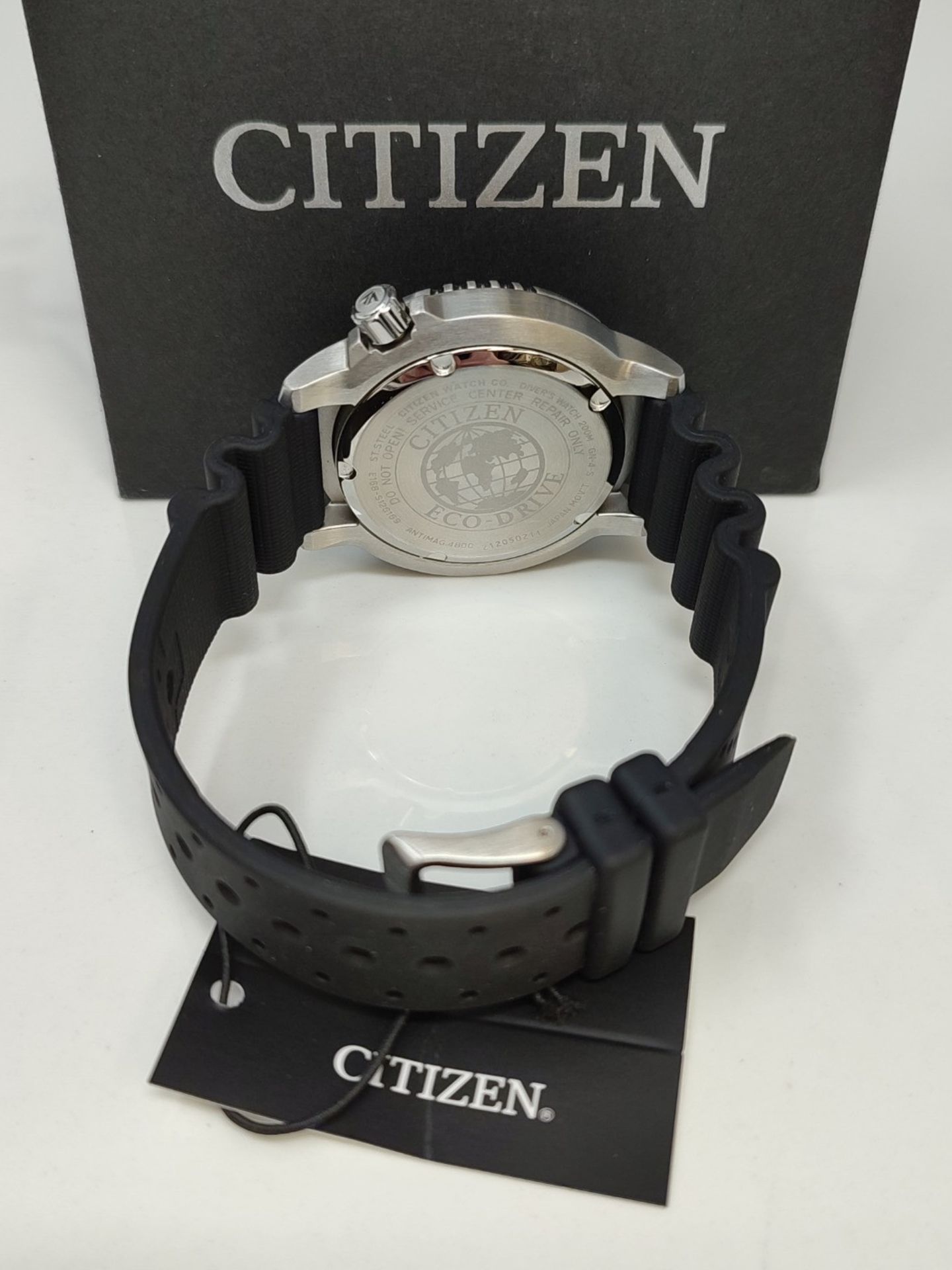 RRP £176.00 CITIZEN Men's Analog Quartz Watch with Rubber Strap BN0159-15X - Image 3 of 3