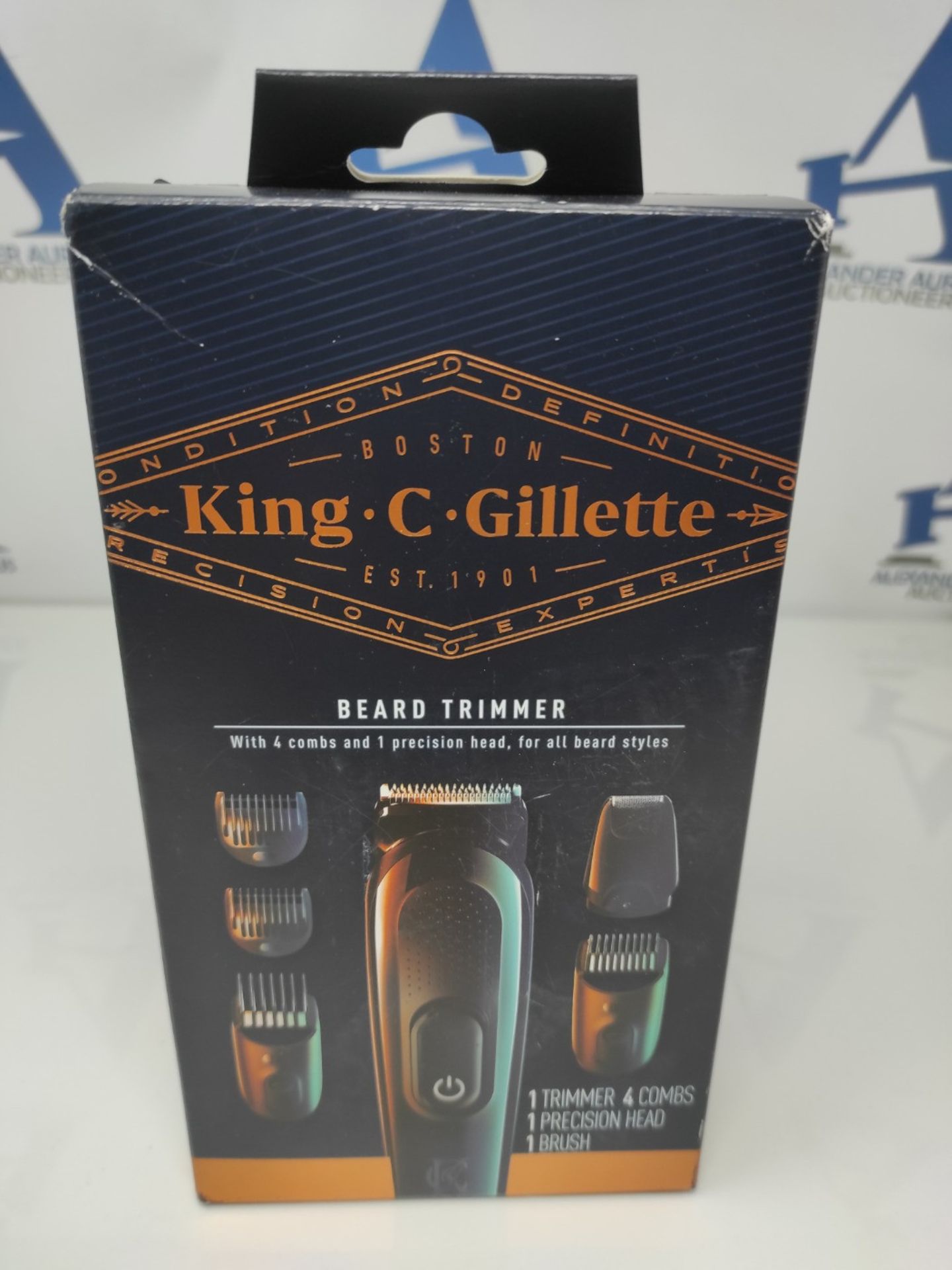 King C. Gillette MEN'S ELECTRIC SHAVER, Cordless, Long Lasting Blade SHAVER ELECTRIC B