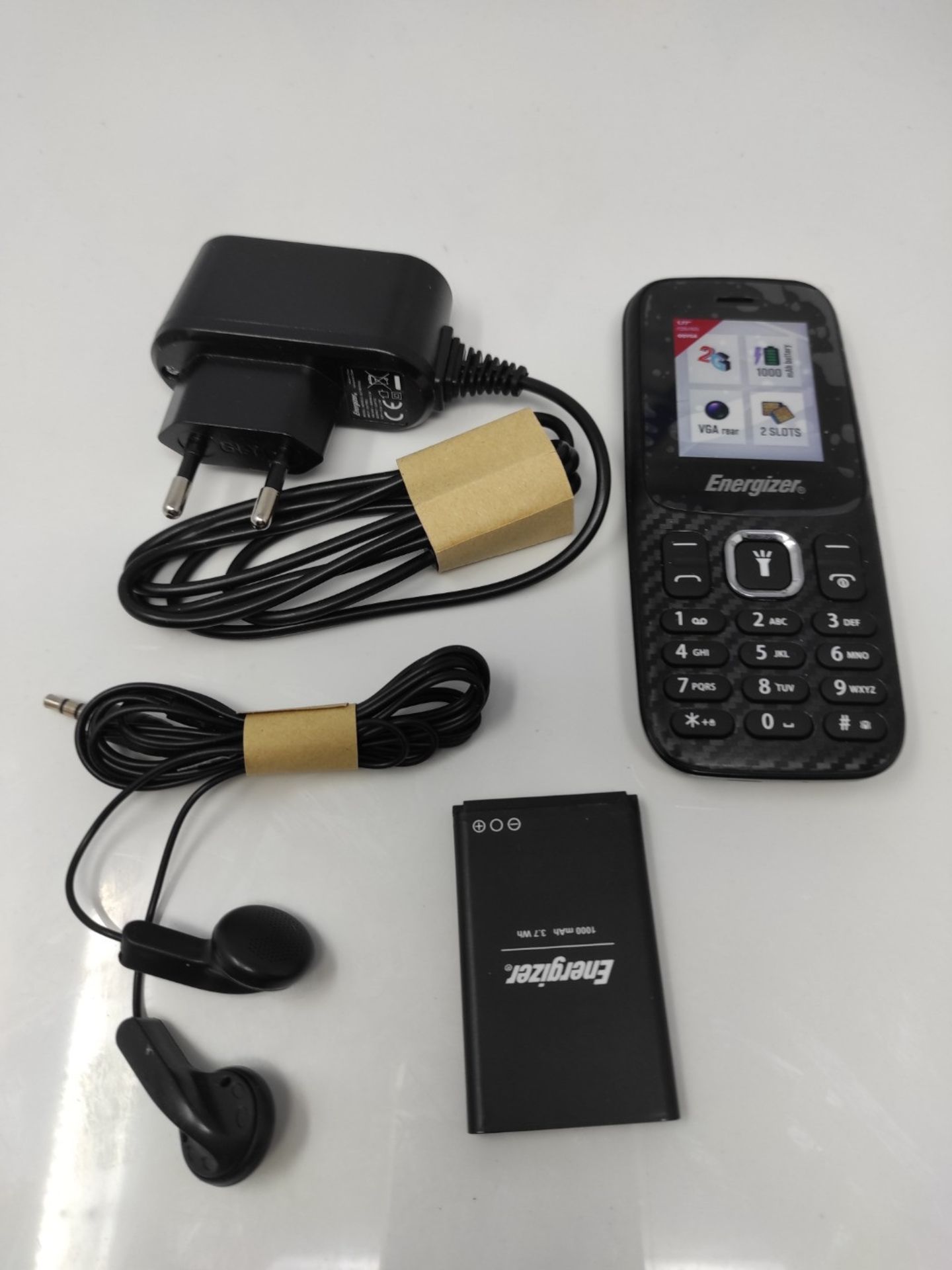 Energizer - Mobile E13-2G - Dual Sim Mobile Phone - Black - Mini SIM - Unlocked - Torc - Bild 3 aus 3