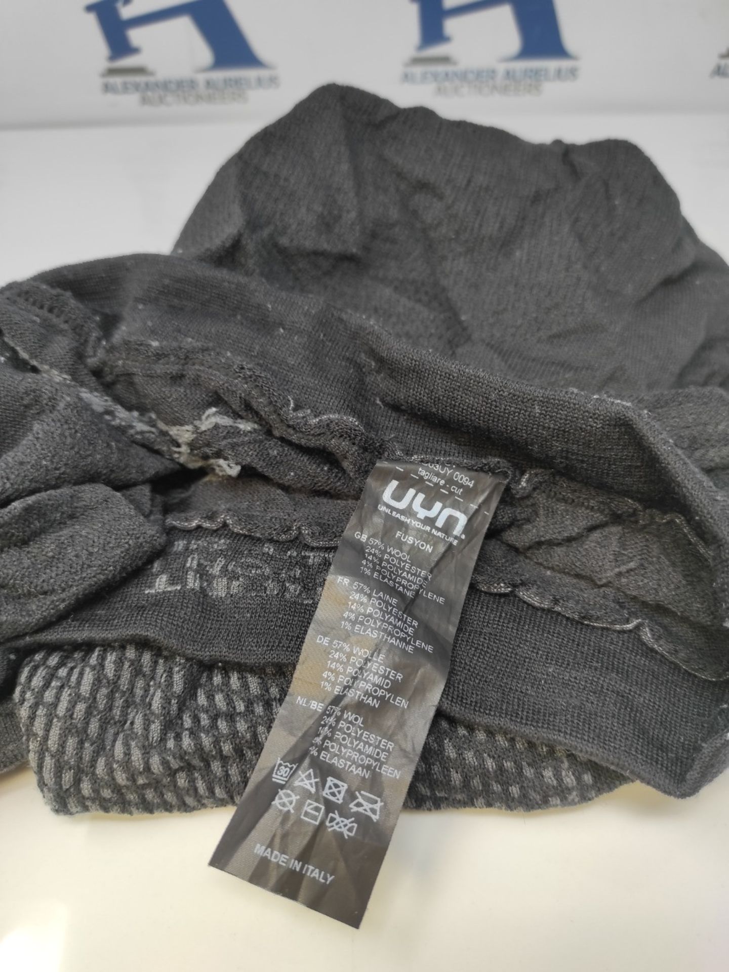 RRP £74.00 UYN Fusyon Underwear, Women's Merino Wool Thermal Underpants, Black/Anthracite/Anthrac - Bild 3 aus 3