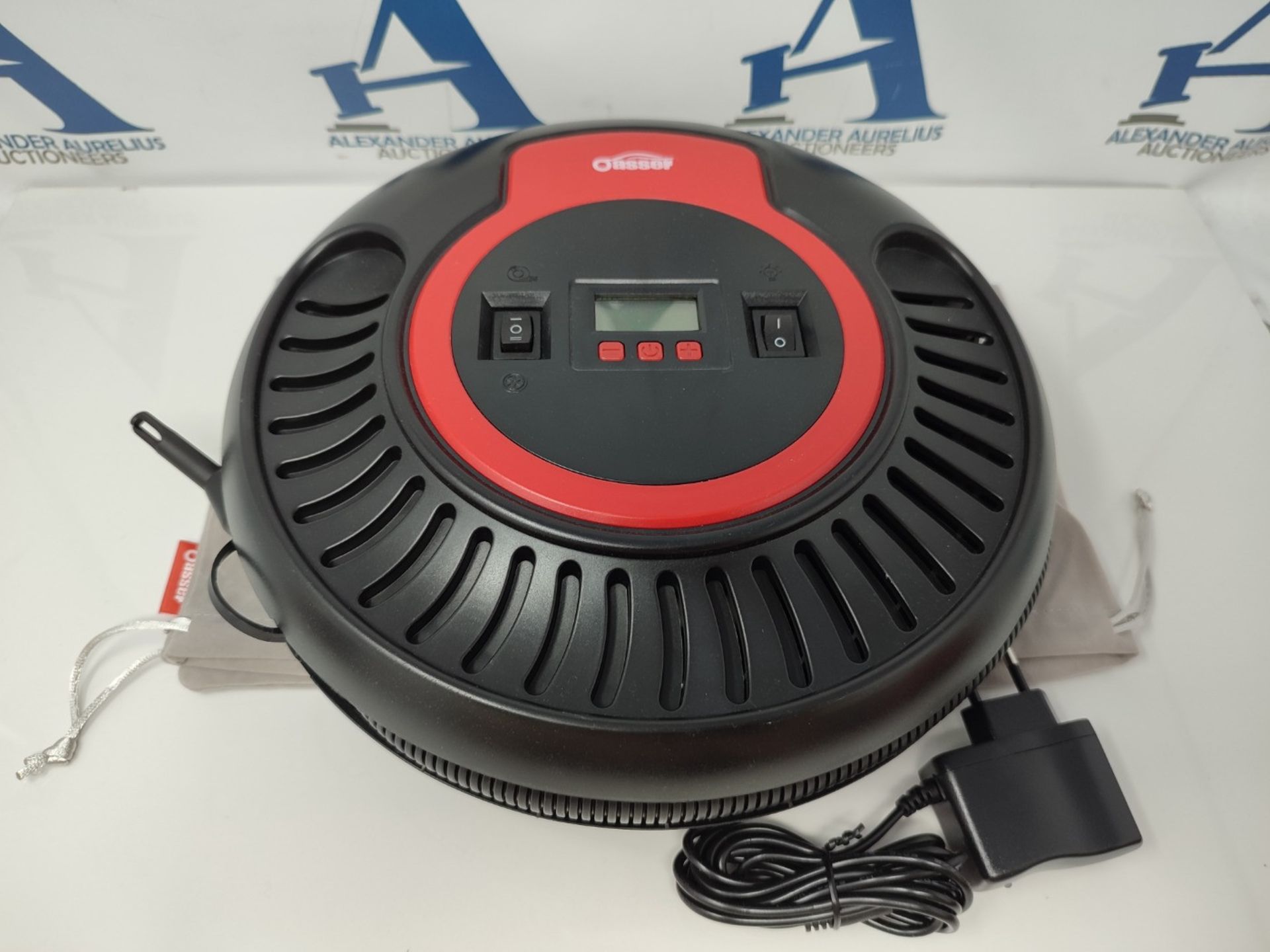 oasser Dual-use Car Compressor Electric Air Pump with Built-in 2000mAh 120PSI Lithium - Image 2 of 2