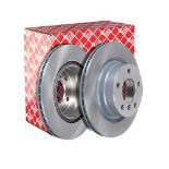 febi bilstein 24471 Brake Disc Set (2 Brake Disc) rear, vented, No. of Holes 5