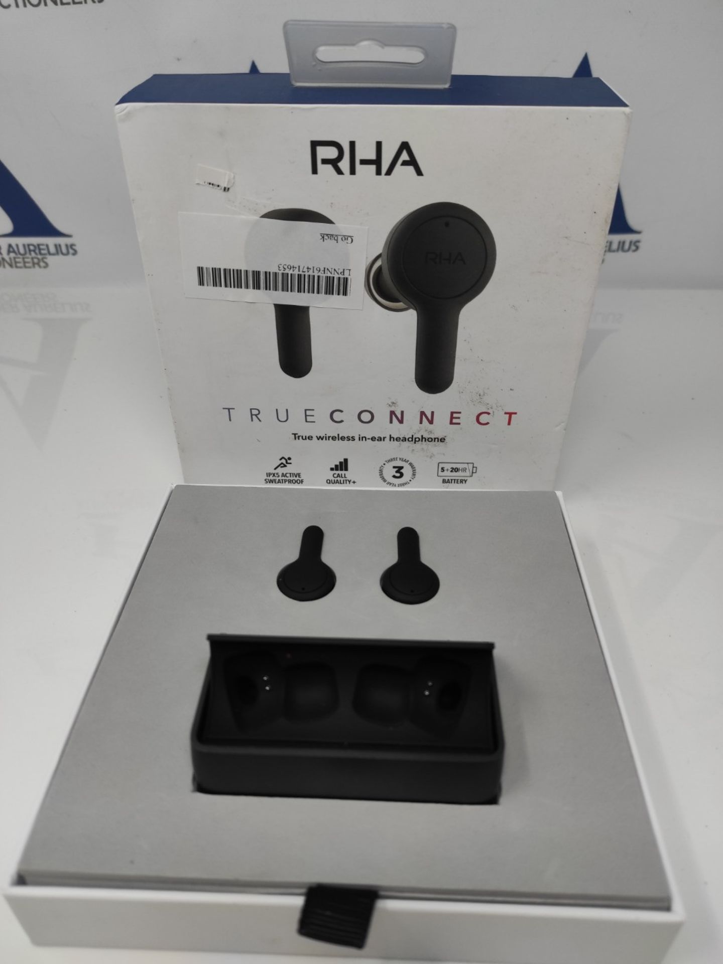 RRP £145.00 RHA TrueConnect - Kohlenschwarz: Wahre drahtlose OhrhÃ¶rer mit Bluetooth 5 und Schwe - Image 2 of 2
