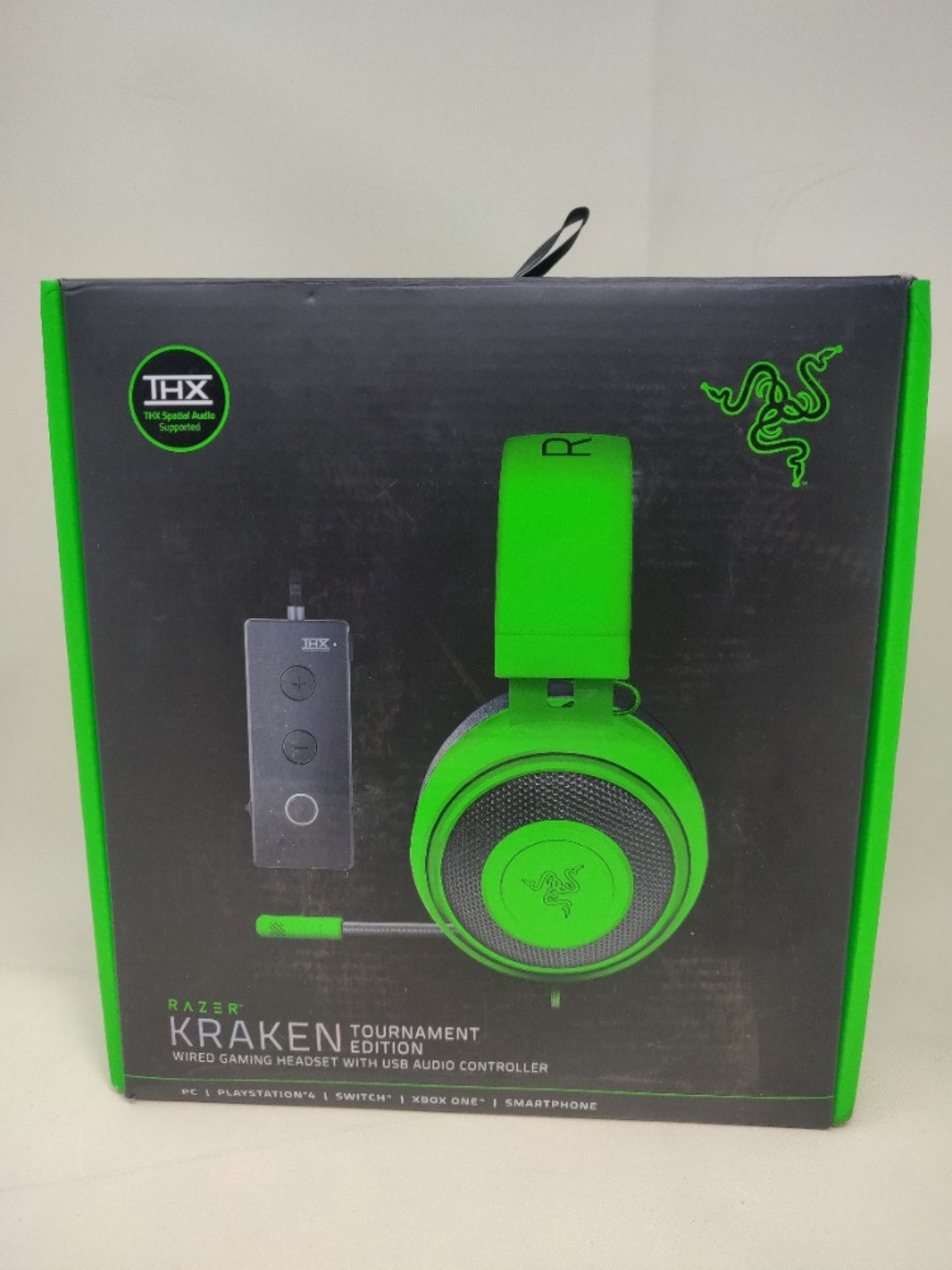 RRP £78.00 [CRACKED] Razer Kraken Tournament Edition, Wired Esports Gaming Headset with Full Audi - Bild 2 aus 3