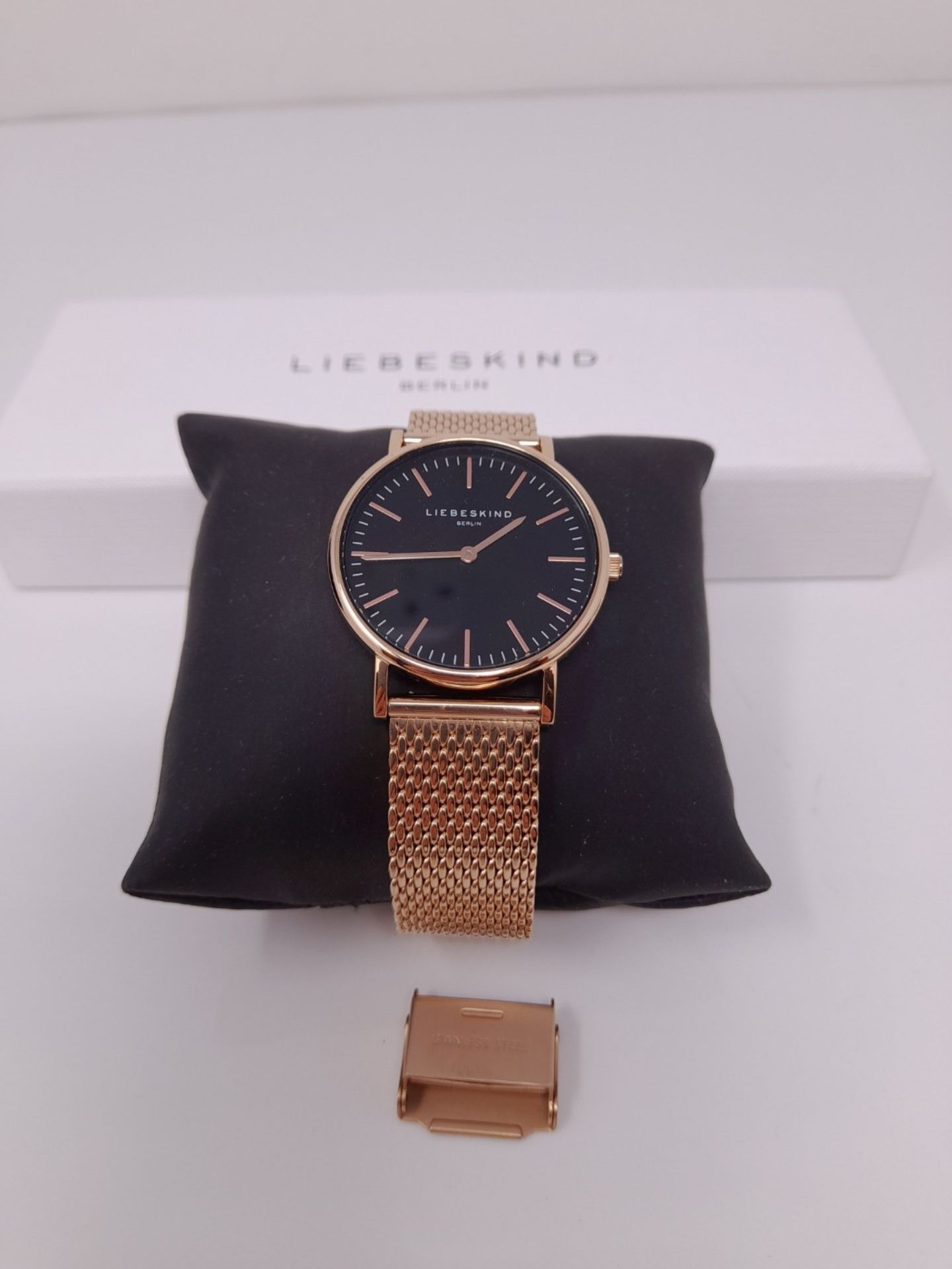 RRP £71.00 [INCOMPLETE] Liebeskind Berlin Damen Analog Quarz Armbanduhr mit Edelstahlarmband LT-0 - Image 3 of 3