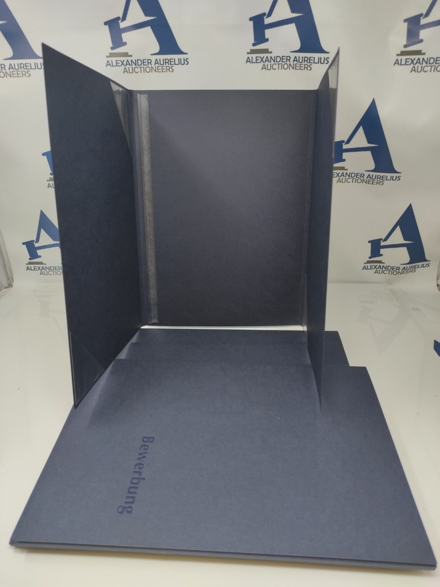 5 pieces of 3-piece application folders BL-exclusivdruck® EASY in navy blue - premium - Image 2 of 2