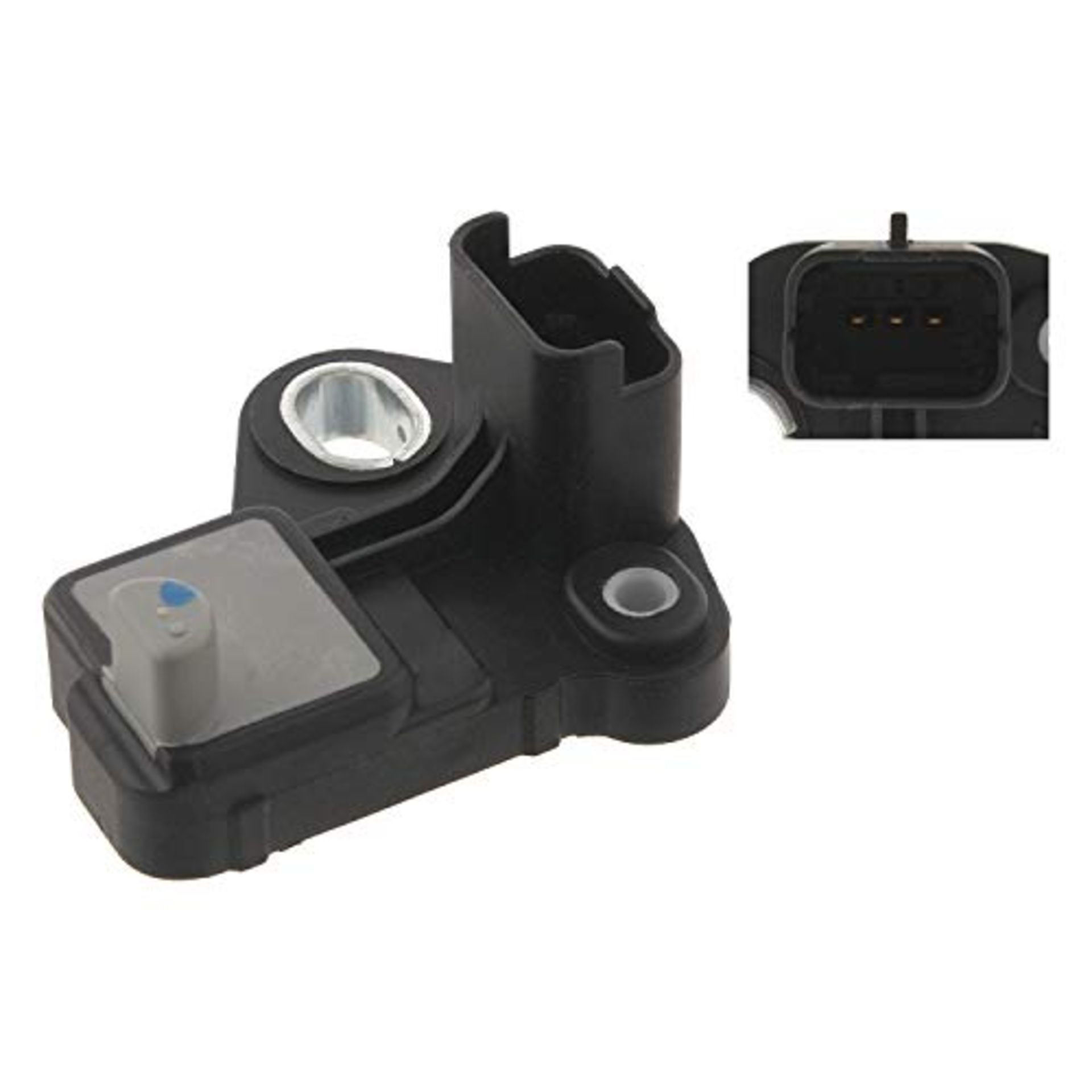 febi bilstein 31190 Crankshaft sensor, 1 piece, grey, black