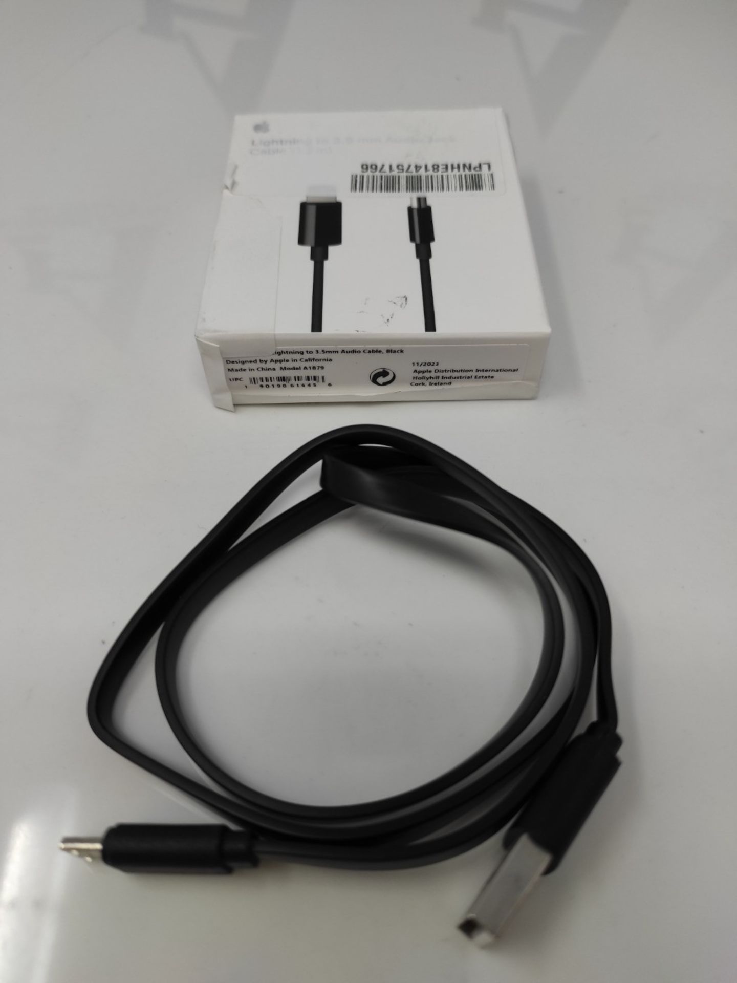 Apple Lightning to 3.5mm Audio Cable (1.2m) - Black - Image 2 of 2