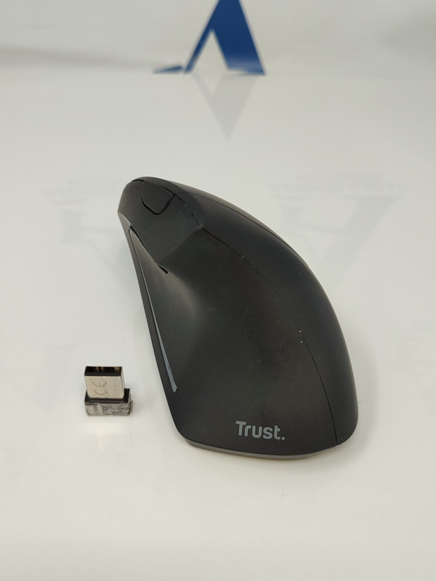 Trust Verto Wireless Vertical Mouse, Ergonomic Vertical Mouse, 800-1600 DPI, 6 Buttons - Image 3 of 3