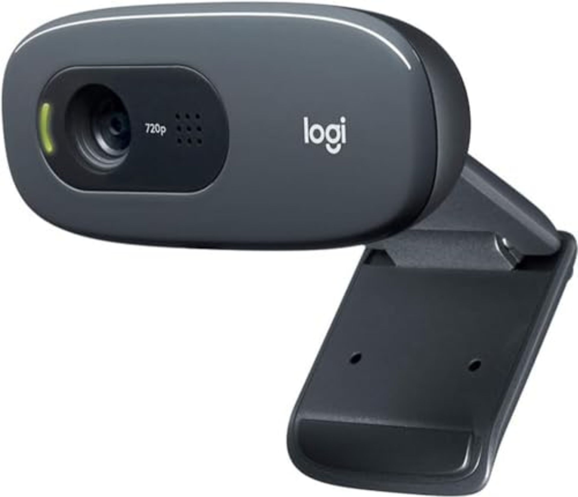 Logitech C270 Webcam, HD 720p, 60° field of view, fixed focus, exposure correction, U
