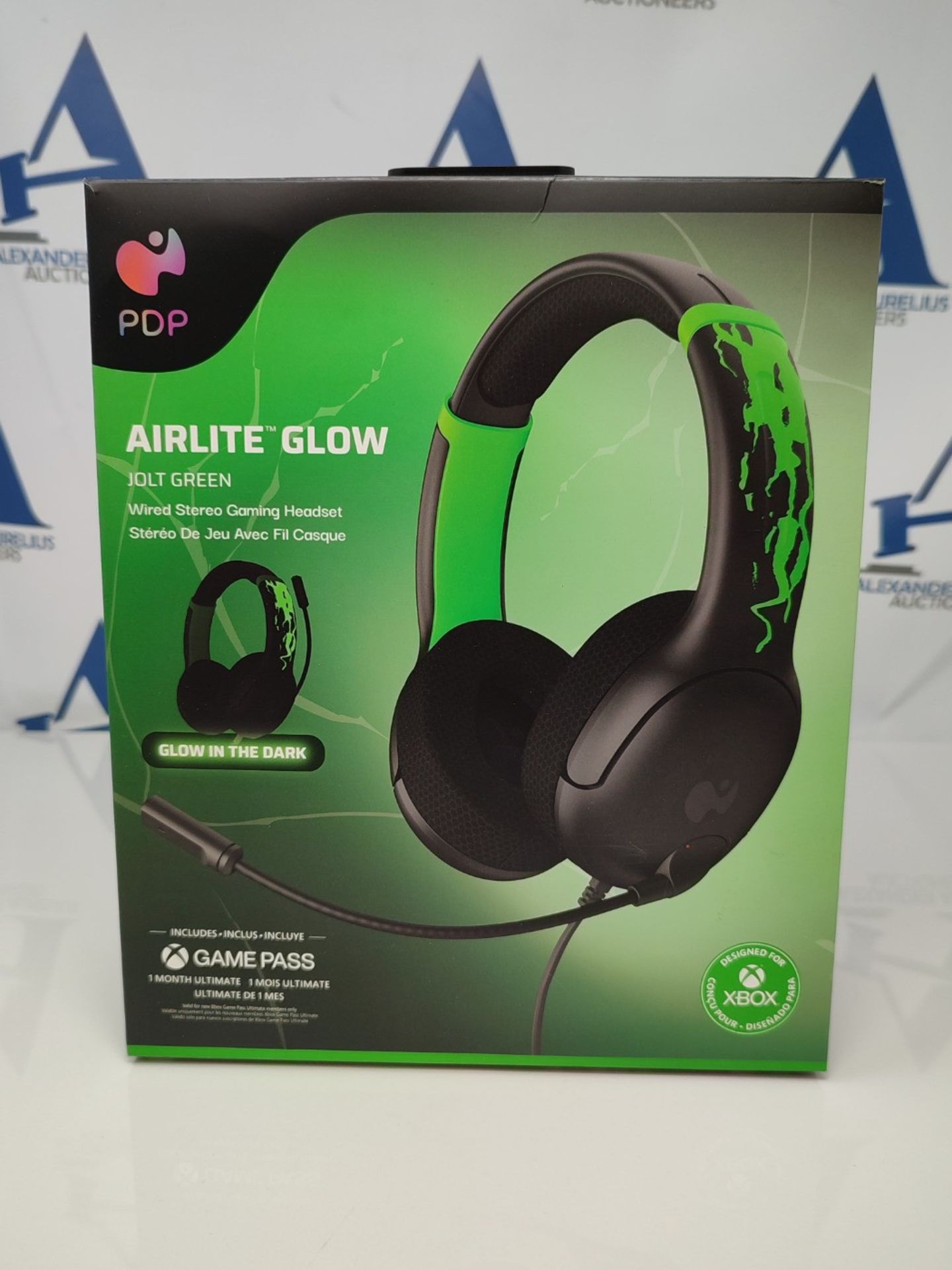 PDP Xbox AIRLITE Wired Headset Jolt Green - Image 2 of 3