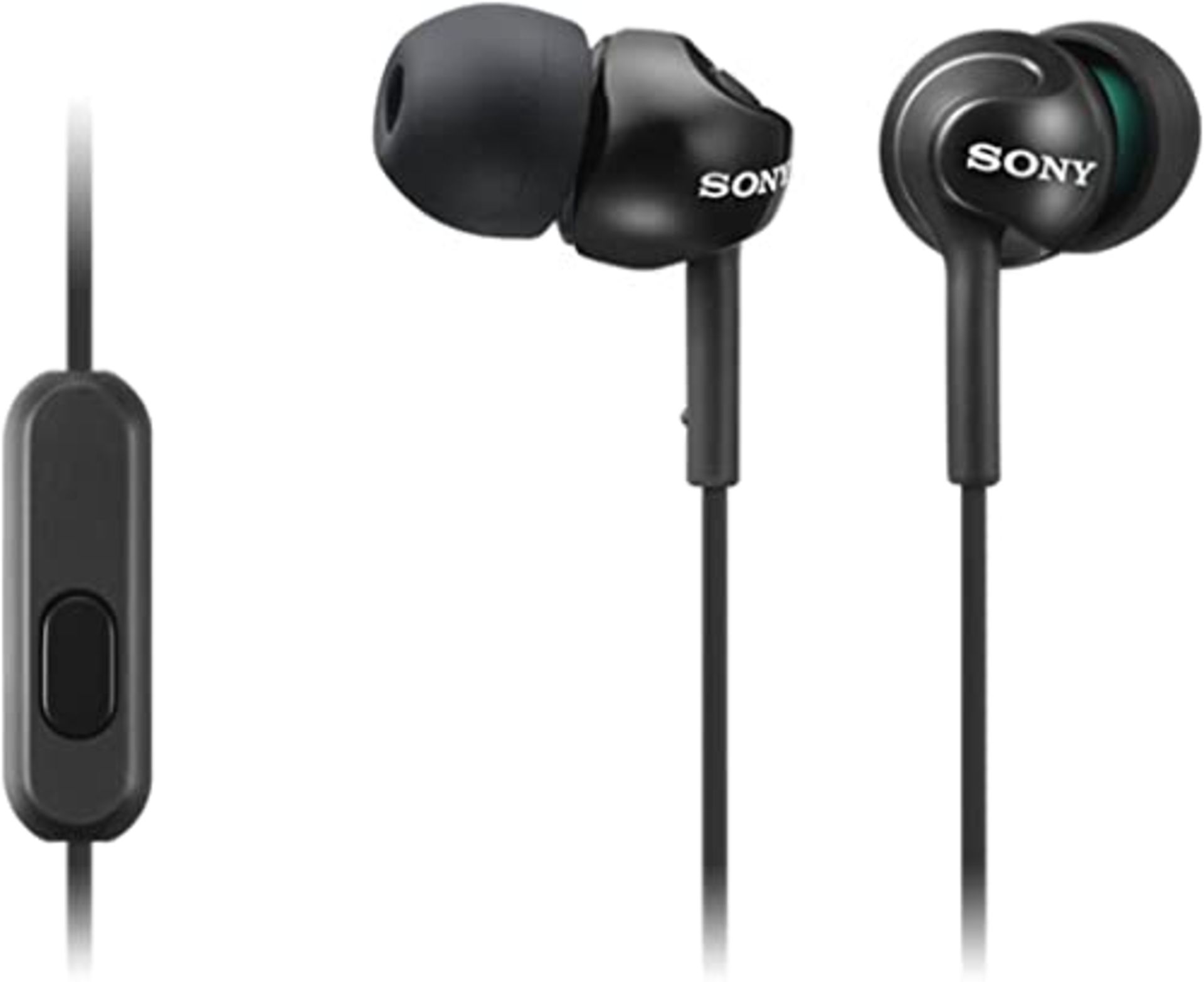 Sony MDREX110APB.CE7 Deep Bass Earphones with Smartphone Control and Mic - Metallic Bl