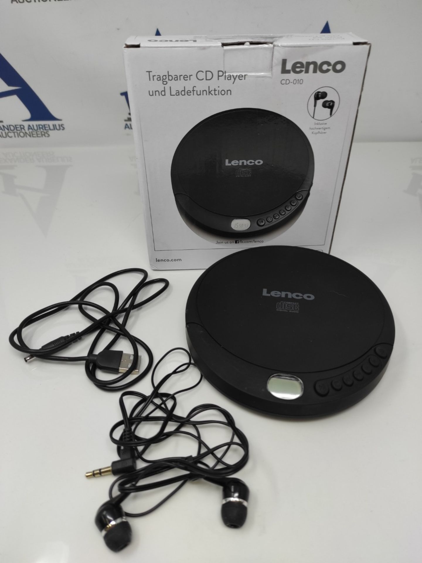 Lenco CD-010 - Portable CD Player Walkman - Diskman - CD Walkman - With headphones and - Image 2 of 2