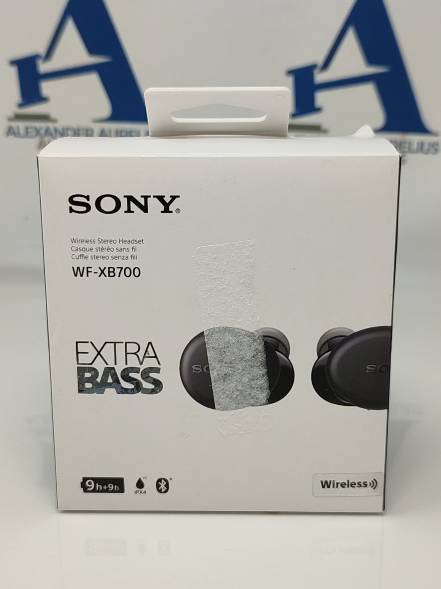 RRP £92.00 Sony Wireless Bluetooth headphones WF-XB700, 18 hours battery life and fast charging a - Bild 2 aus 3
