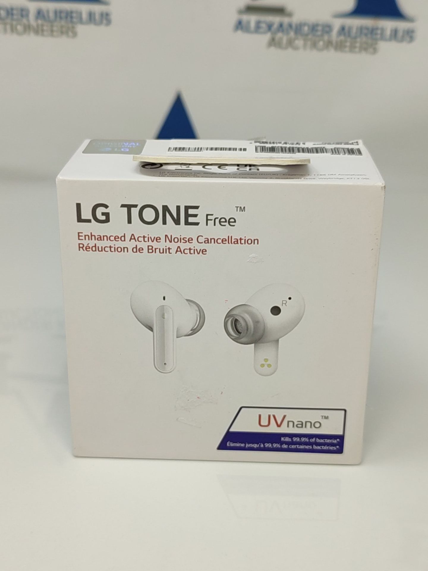 RRP £94.00 LG Electronics Tone Free TONE-DFP8W.CDEULLK in-ear bluetooth headphones, UVnano, ANC, - Image 2 of 3