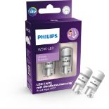 Philips Ultinon Pro6000 W5W T10 LED vehicle lighting with road approval, 6,000K,