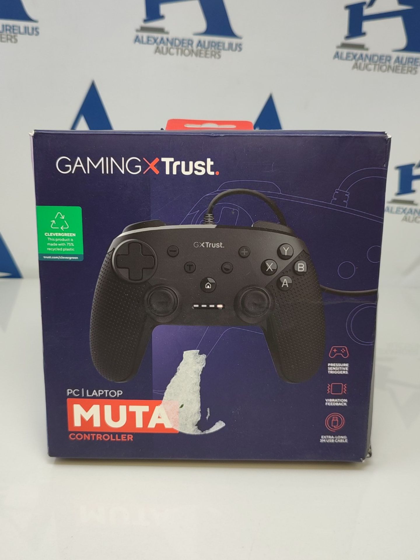Trust Gaming GXT 541 Muta PC Controller Wired, 75% Recycled Materials, 3m USB Cable, 1 - Image 5 of 6