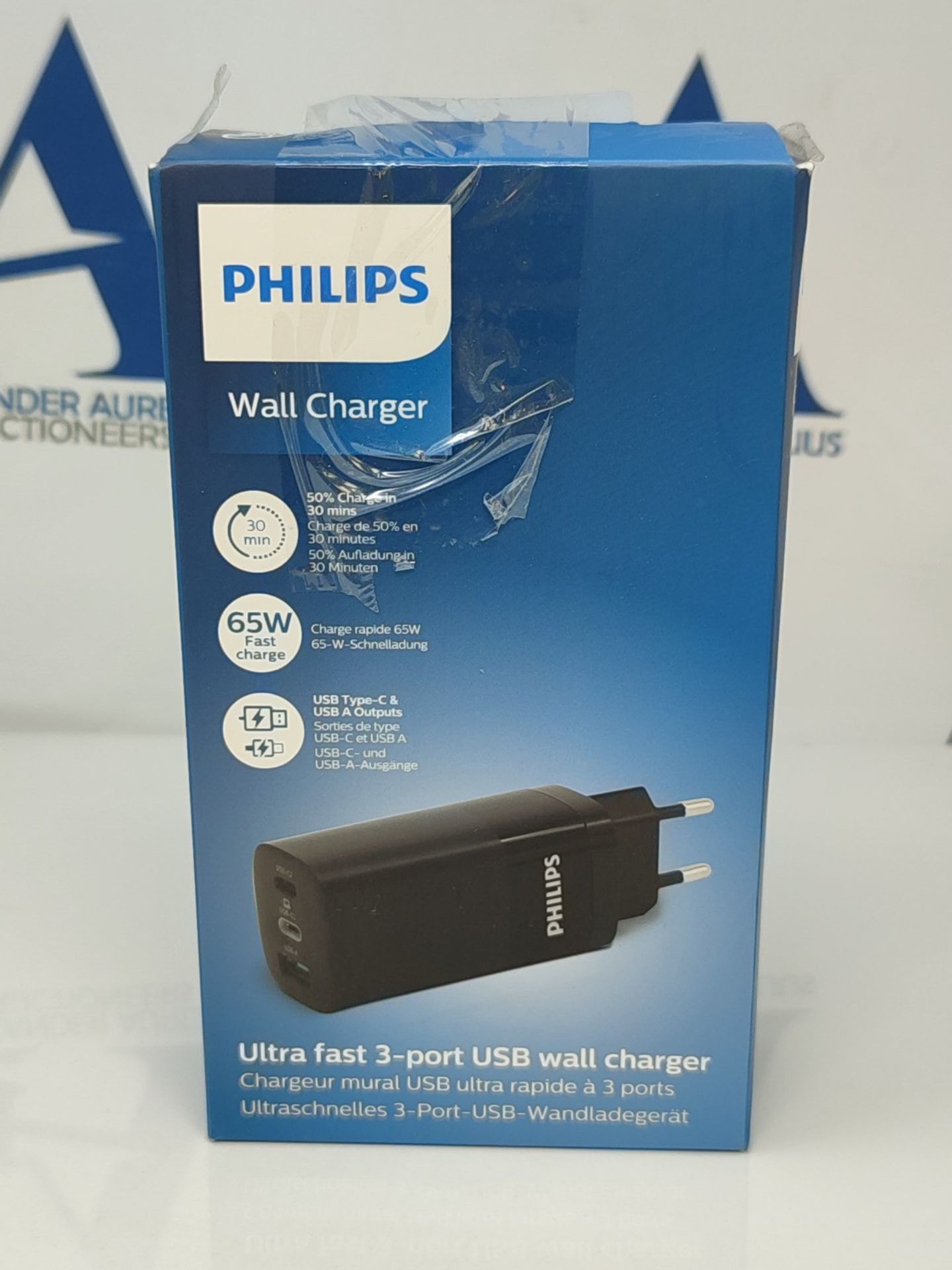 PHILIPS DLP2681/12 - Charger with 65W output power - USB-A and USB-C dual output - Bla - Image 2 of 6
