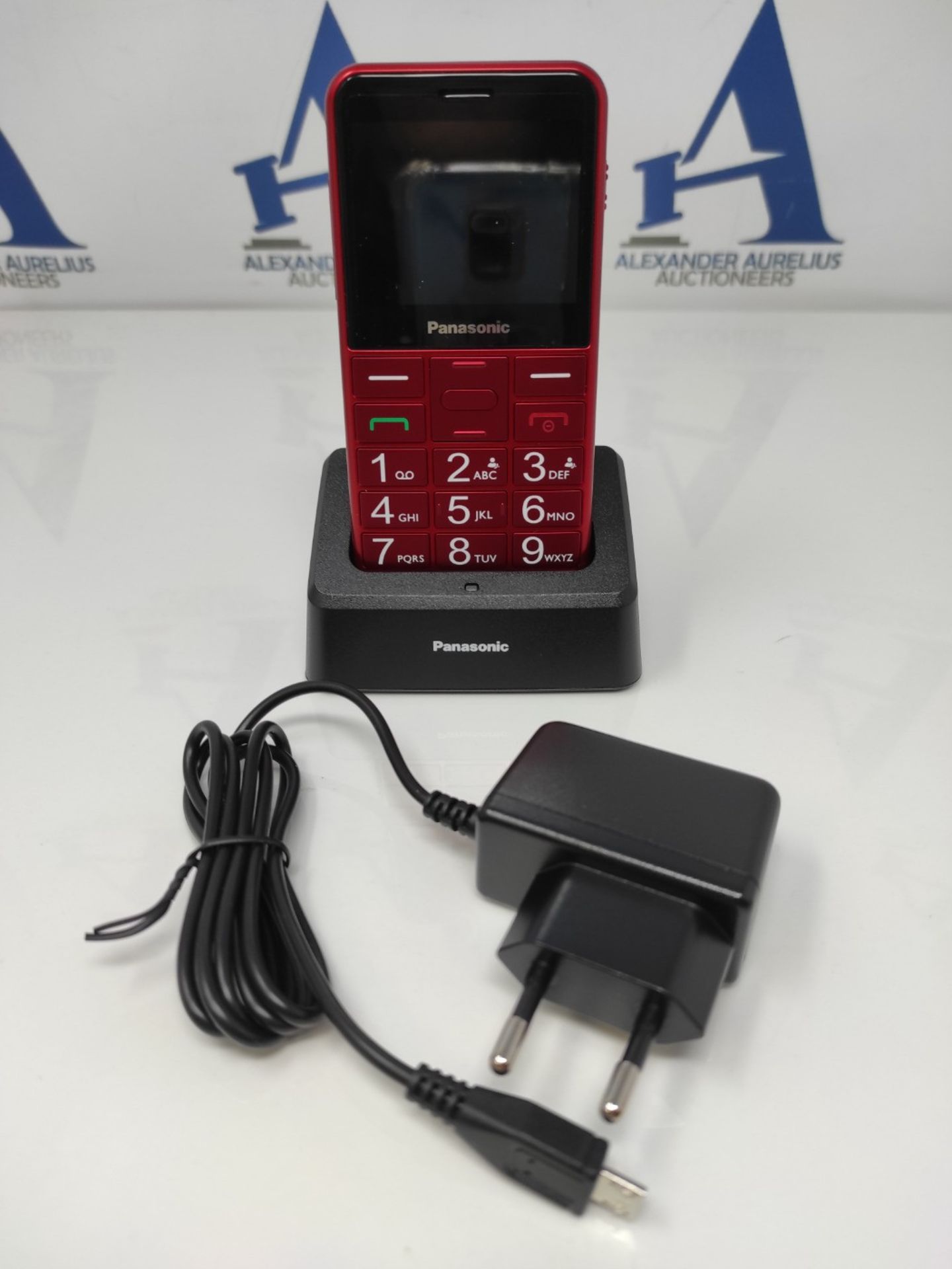 Panasonic KX-TU155EXRN Unlocked Senior Mobile Phone (SOS Emergency Button, Hearing Aid - Image 3 of 6
