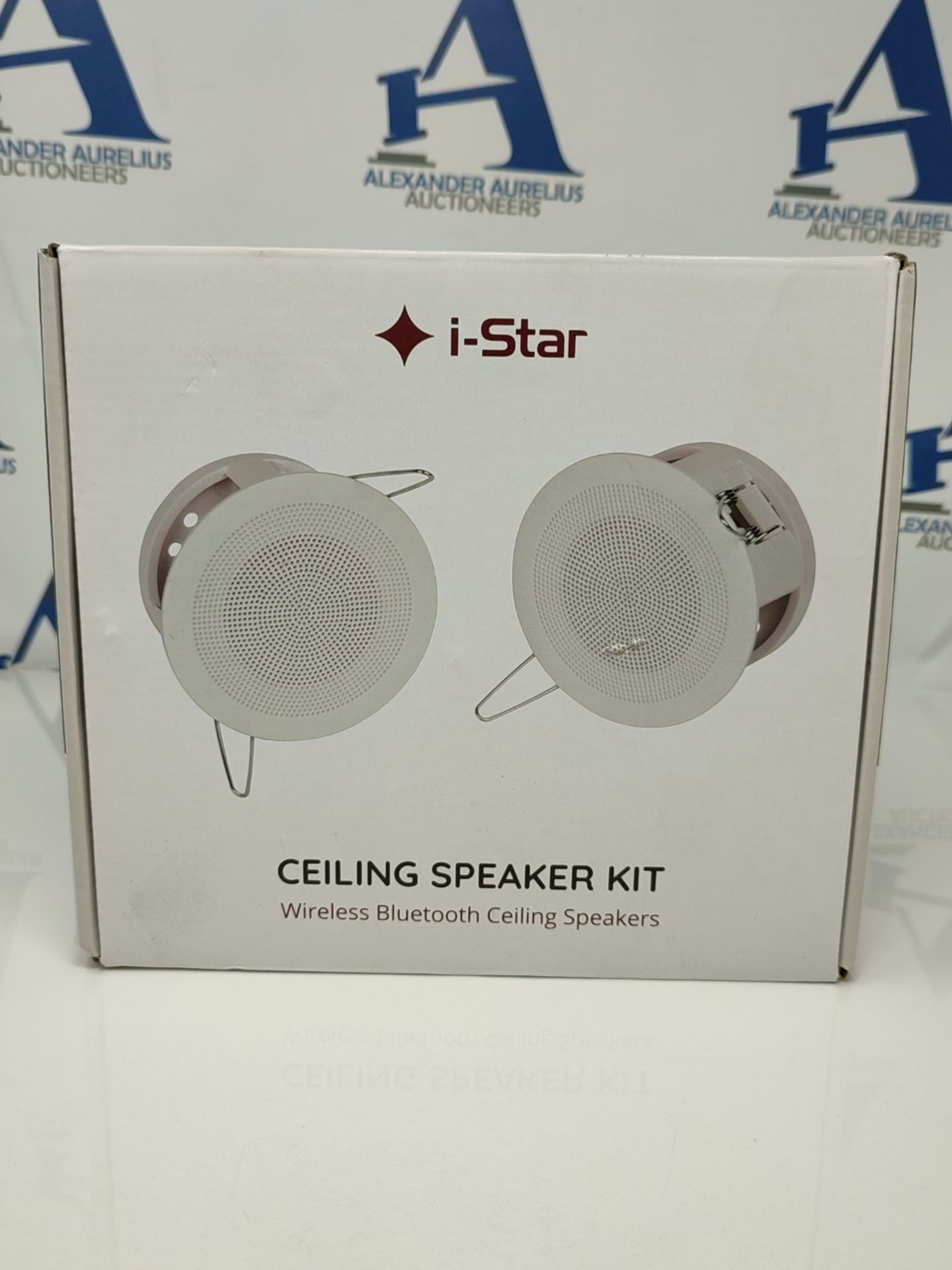 RRP £54.00 i-Star Ceiling Speakers Bluetooth, Built-in Ceiling Speakers with Bluetooth Module, 2 - Image 5 of 6