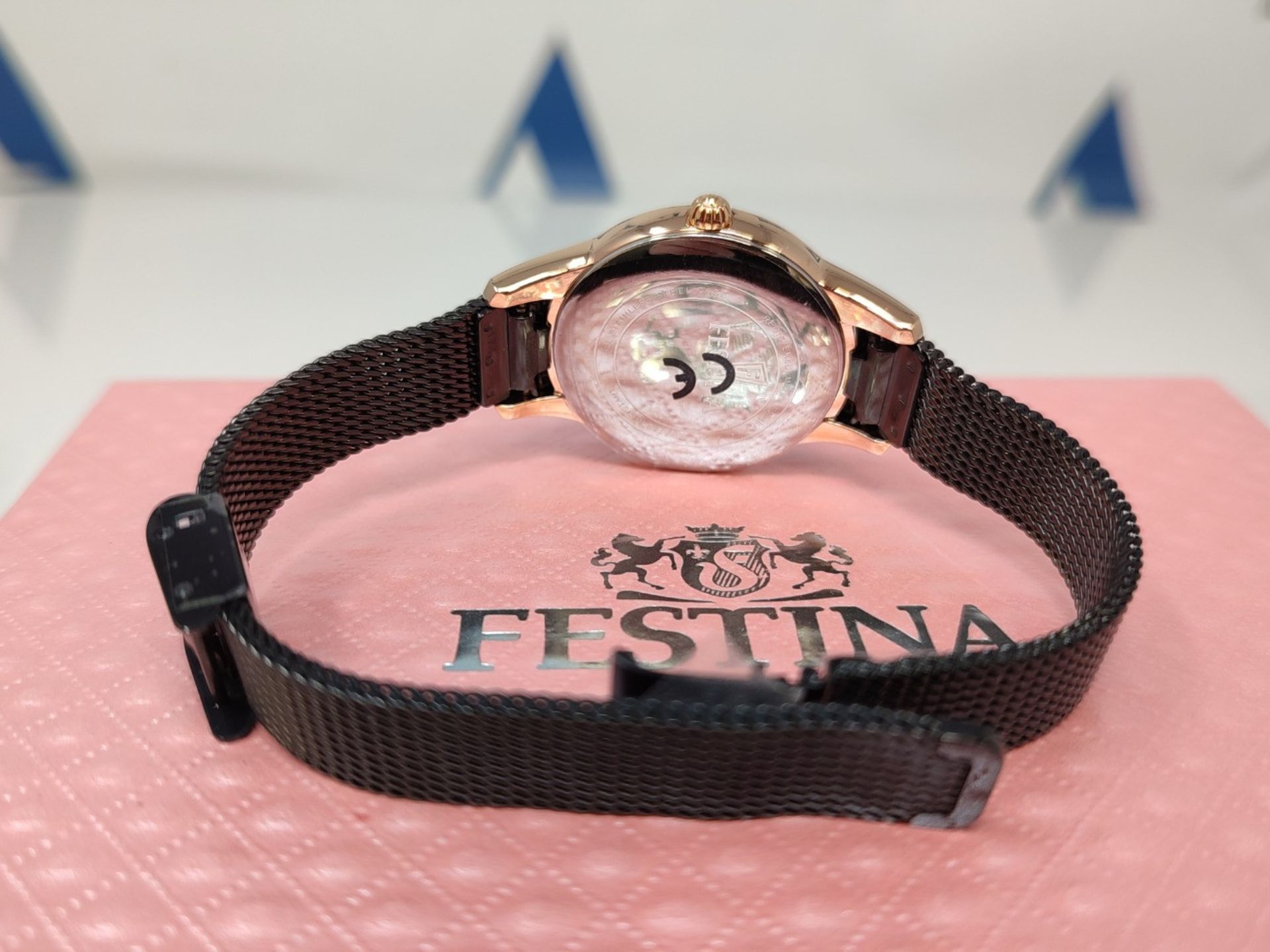 RRP £102.00 Festina Femme Analog Quartz Watch with Stainless Steel Bracelet F20496/2 - Image 3 of 6