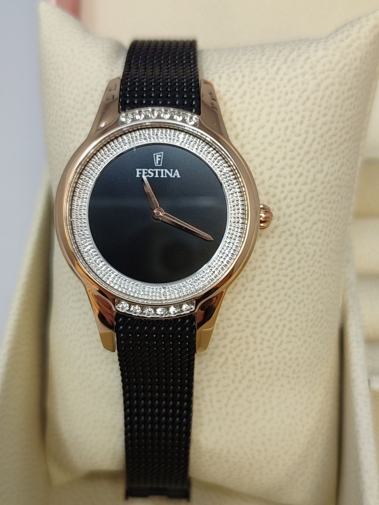 RRP £102.00 Festina Femme Analog Quartz Watch with Stainless Steel Bracelet F20496/2 - Image 2 of 6