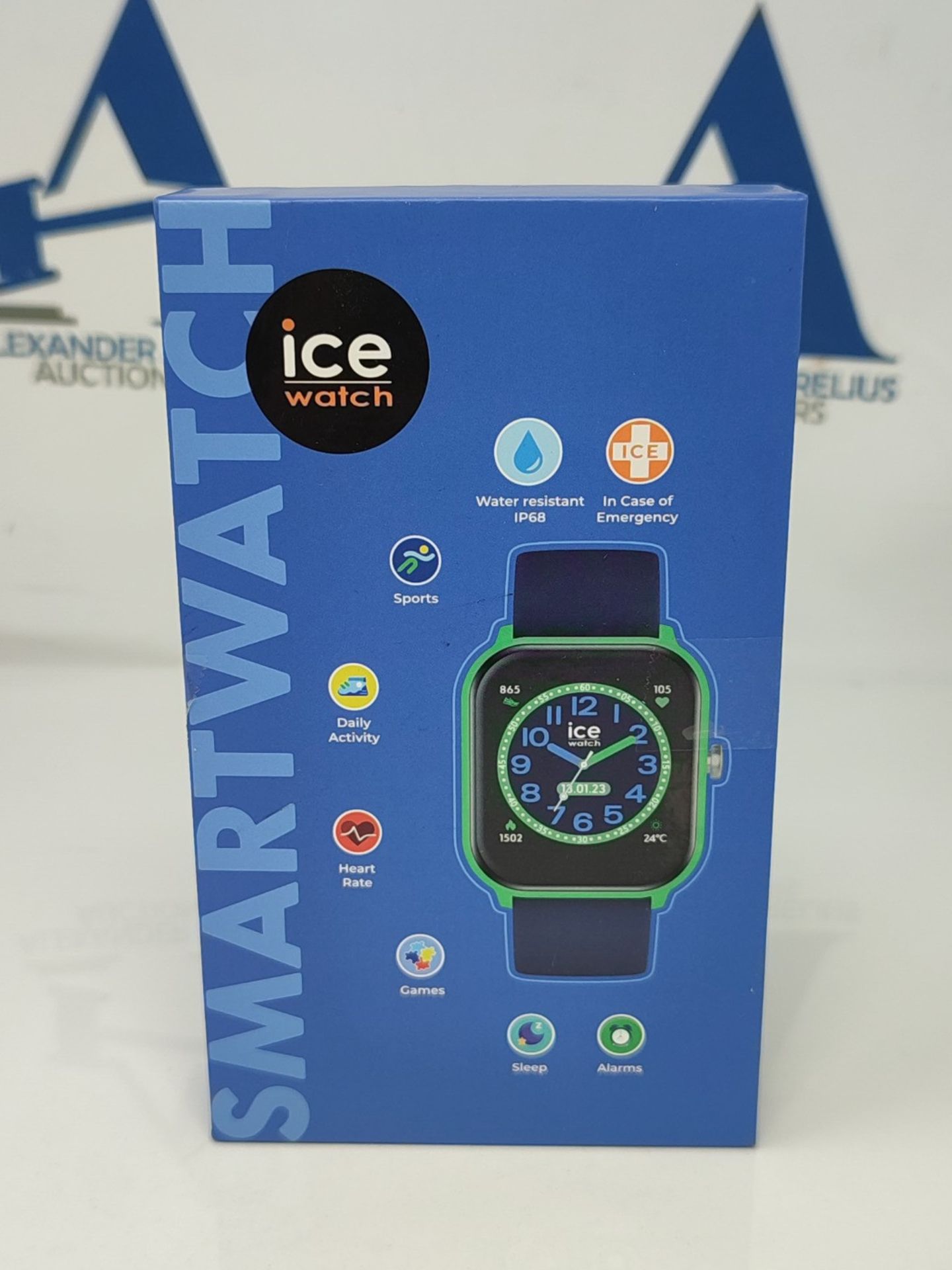 RRP £59.00 ICE-WATCH - Ice Smart Green Blue - Green Connected Watch for Boys with Silicone Strap - Image 2 of 6