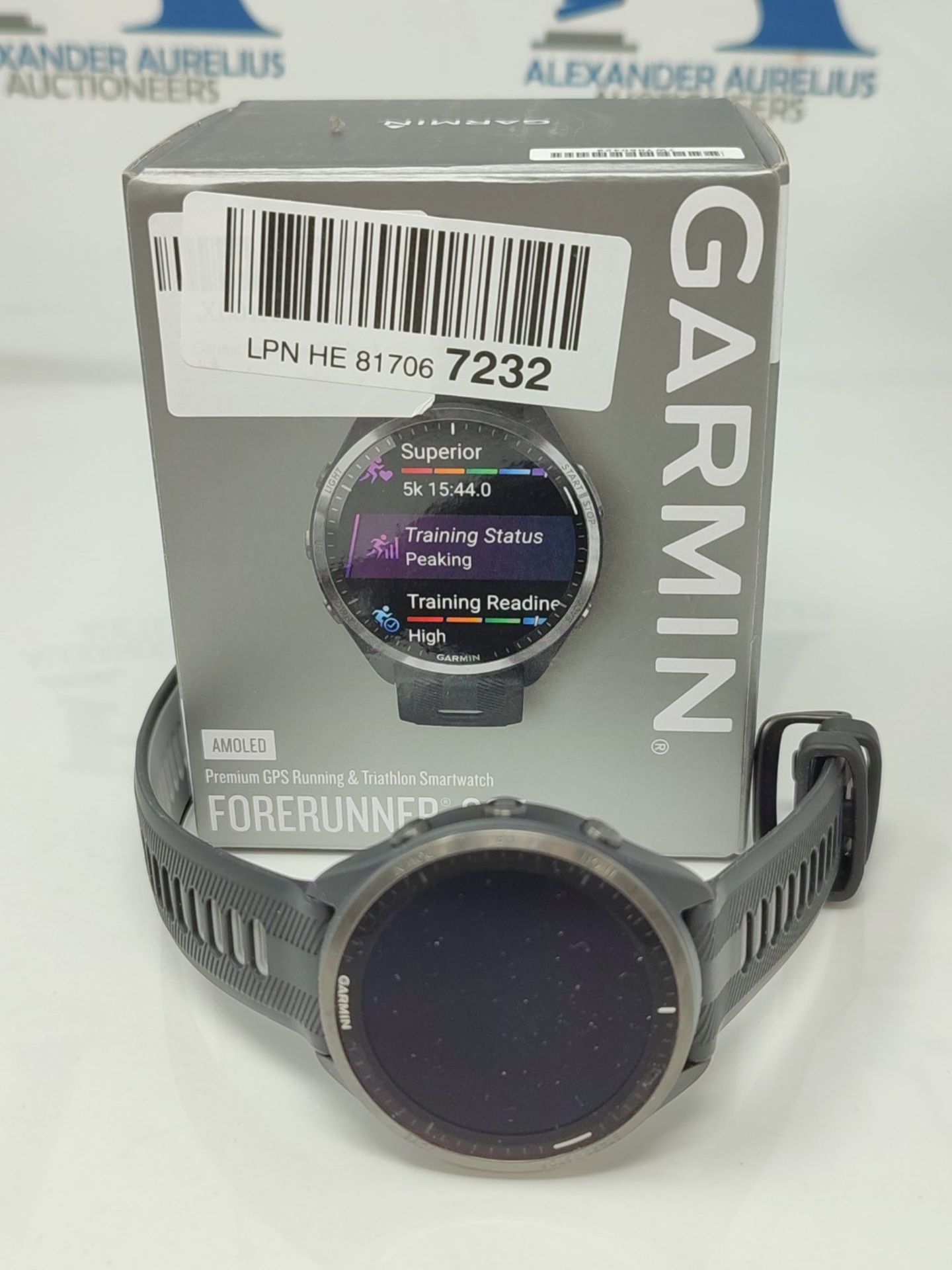 RRP £689.00 Garmin Forerunner 965 Running Smartwatch for Unisex, 47.2mm size, Black/Powder Gray - Image 2 of 6