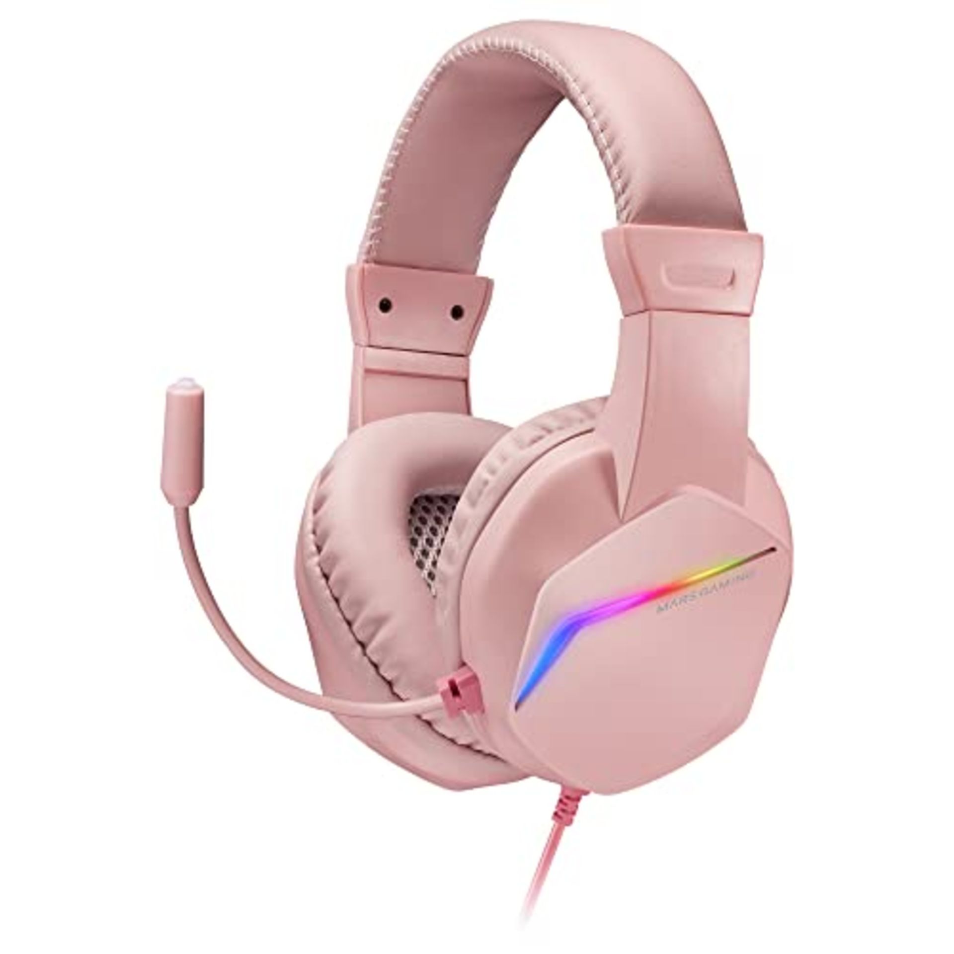 MARSGAMING MH122P MH122, Gaming Headset FRGB Over Ear with Microphone, HiFi Sound, Sou - Image 4 of 6