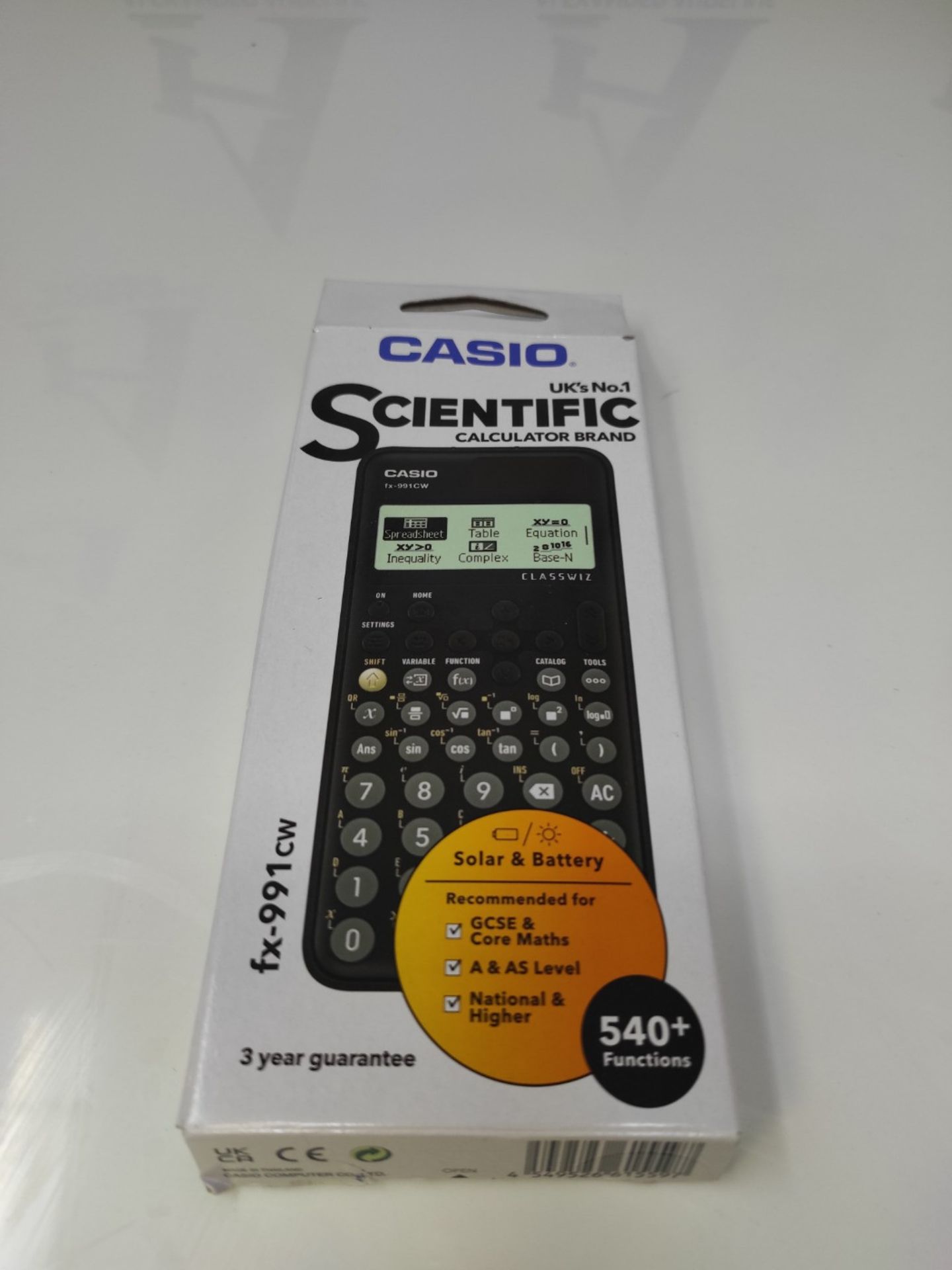 Casio FX-991CW scientific calculator (UK version) - Bild 6 aus 6