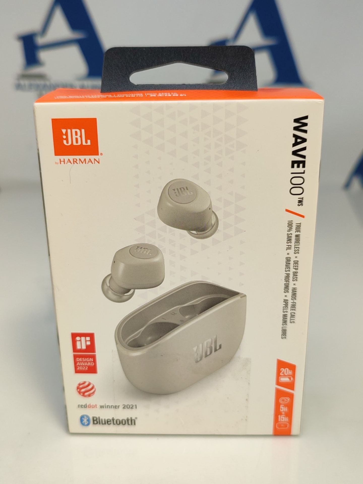 RRP £54.00 JBL Wave 100TWS In-Ear True Wireless Bluetooth Headphones, Pocket Earphones with JBL D - Image 2 of 6