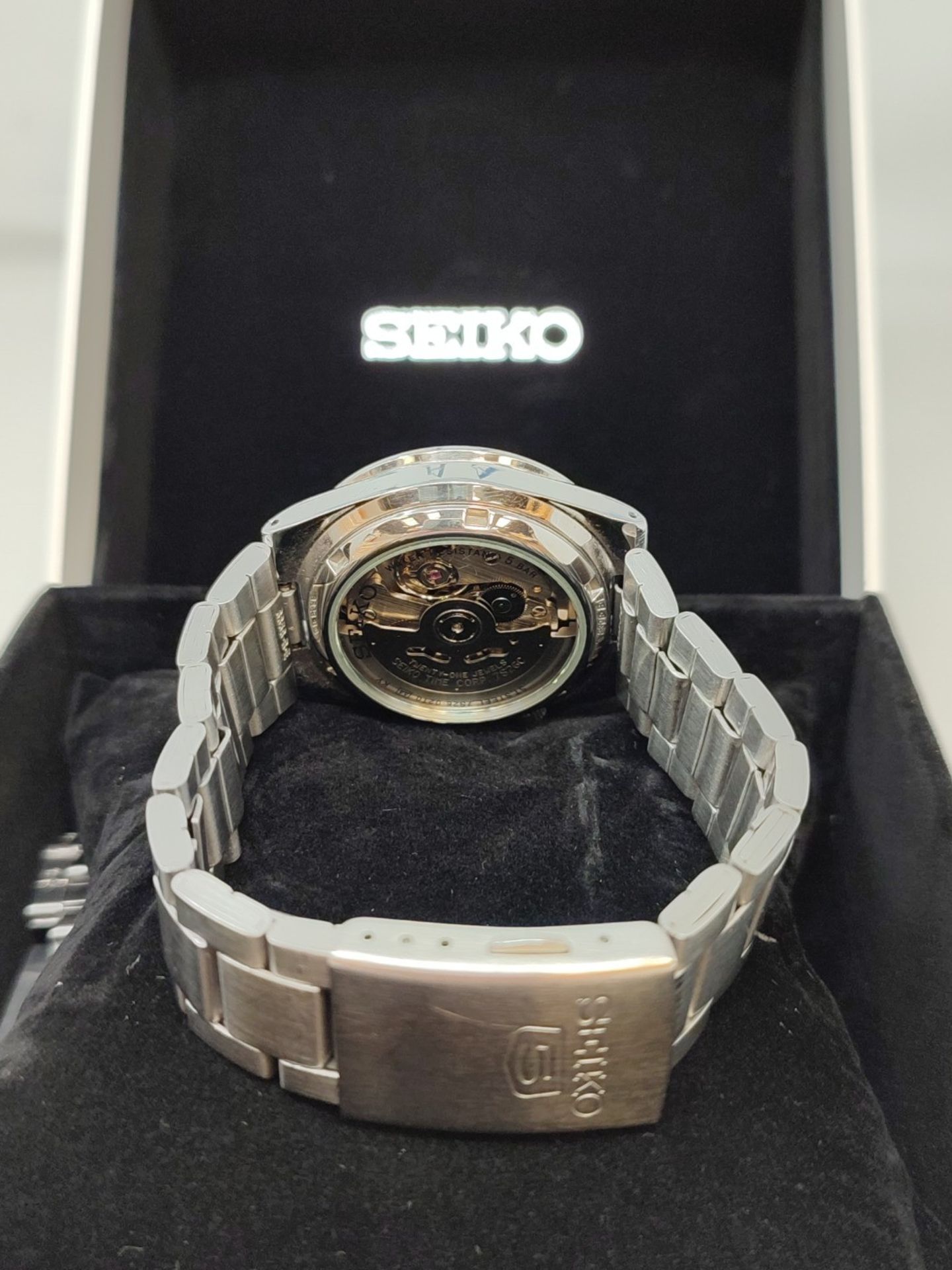 RRP £100.00 Seiko 5 Gent, Men's Watch, Metallic, 37 mm - Image 3 of 6