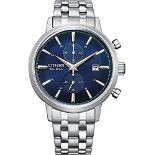 RRP £149.00 Citizen Men's Quartz Chronograph Watch with Stainless Steel Band CA7060-88L