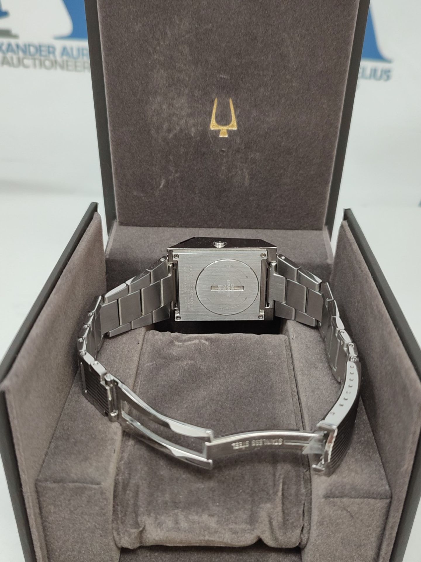 RRP £249.00 Bulova Men's Digital Watch with Stainless Steel Bracelet 96C139 - Image 6 of 6