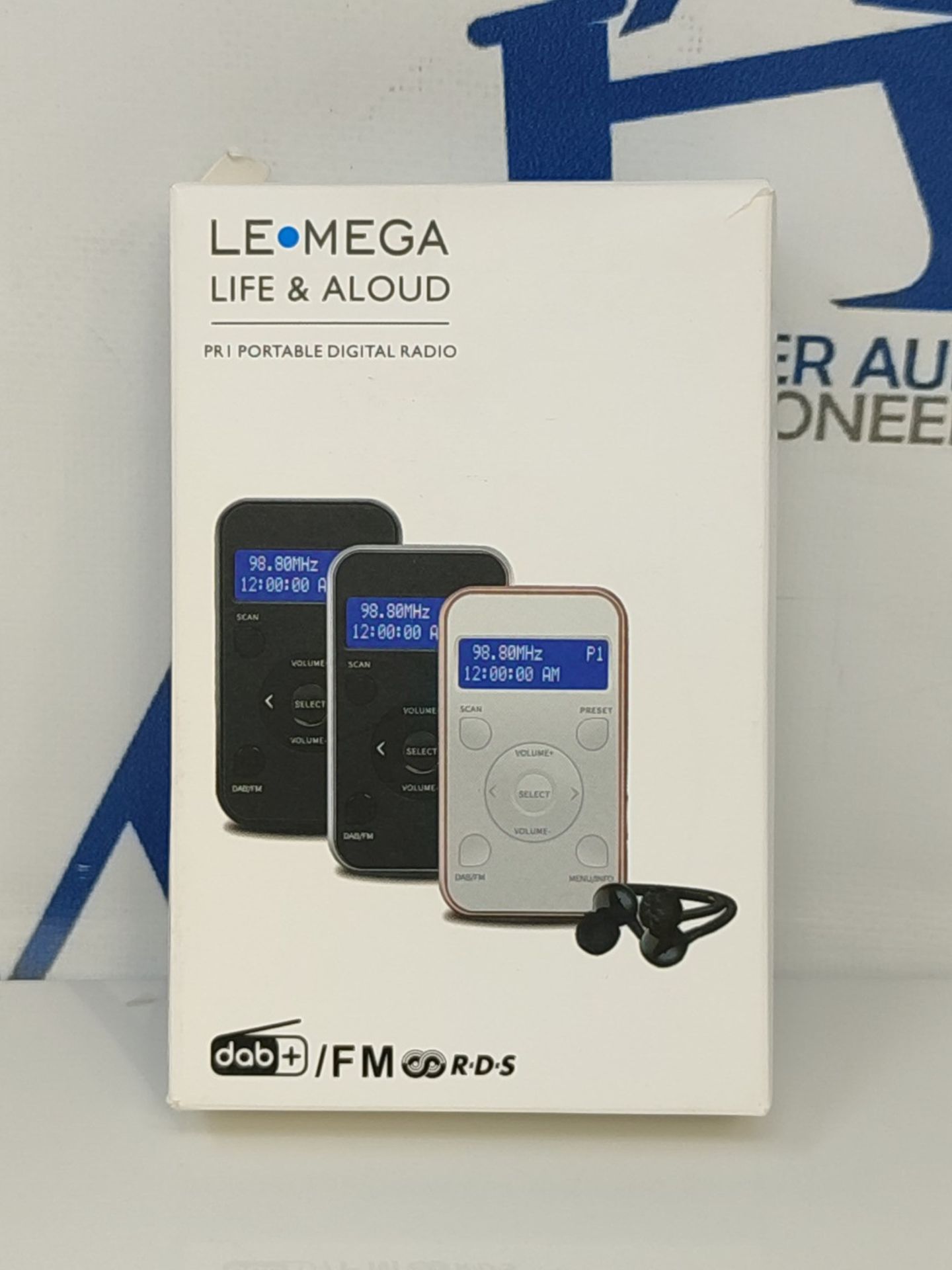 LEMEGA PR1 Pocket Dab/Dab+/FM Radio, Portable Radio with Sporty Design, Includes Earph
