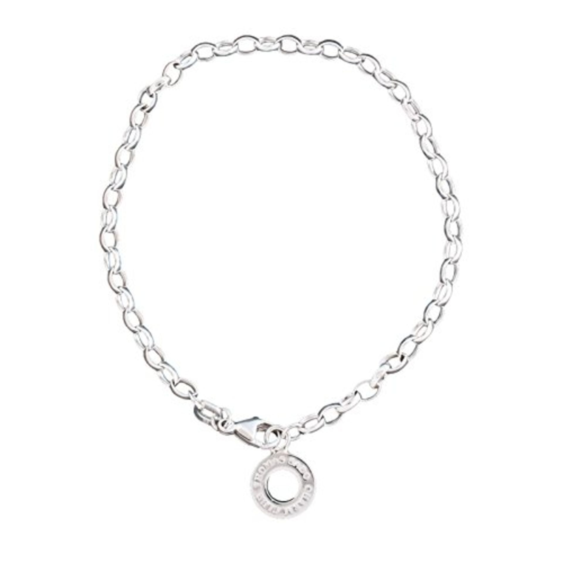 Thomas Sabo Women Charm Anklet Charm Club 925 Sterling Silver X0034-001-12 - Image 4 of 6