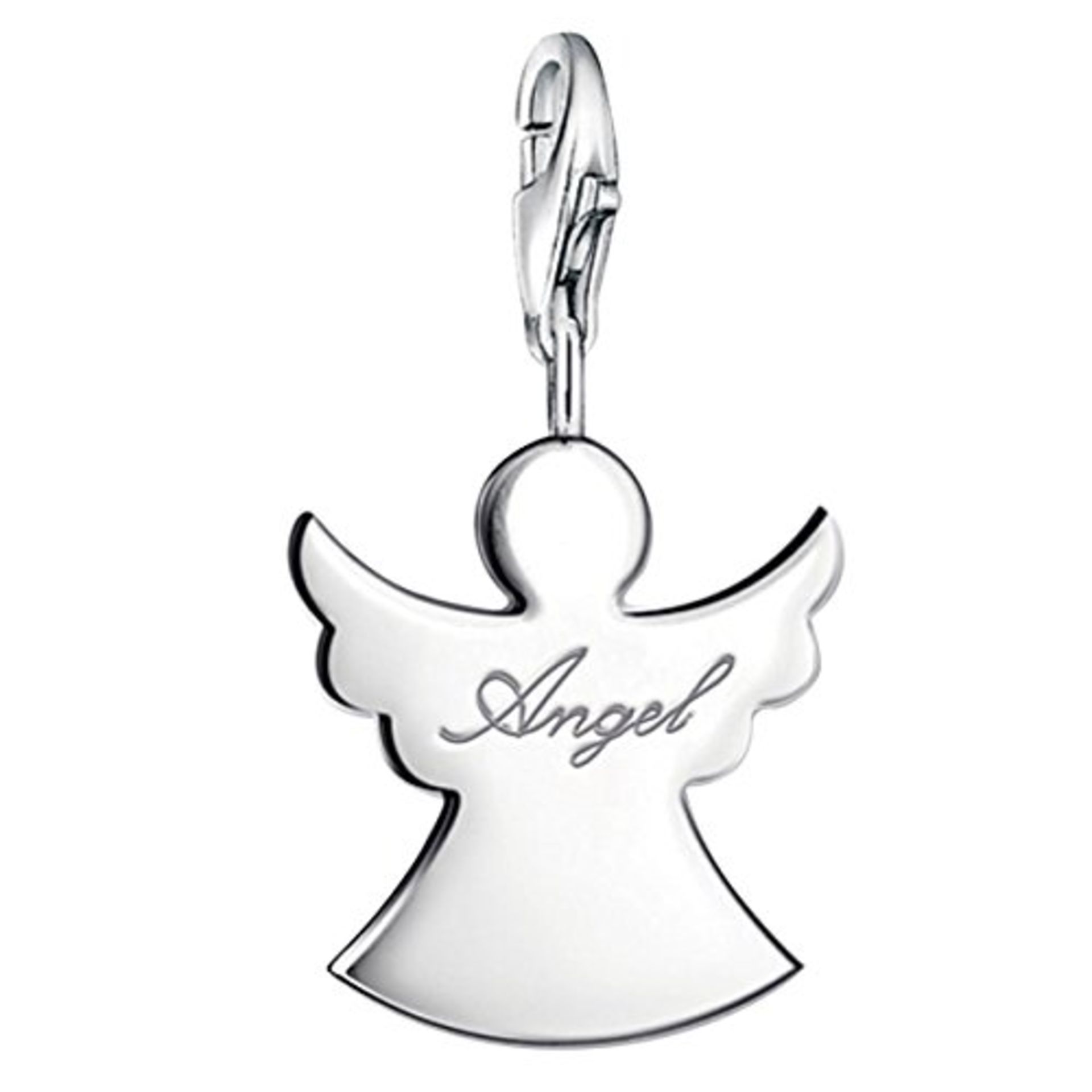 Thomas Sabo Women Charm Pendant Guardian Angel Charm Club 925 Sterling Silver 0871-001 - Image 4 of 6