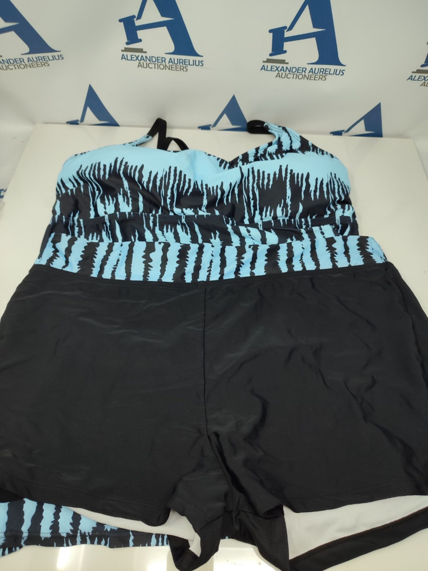 Durio Women's Tummy Control Swimwear Swimsuits Tankini Tankini with Hot Pants Swimwear - Image 2 of 2