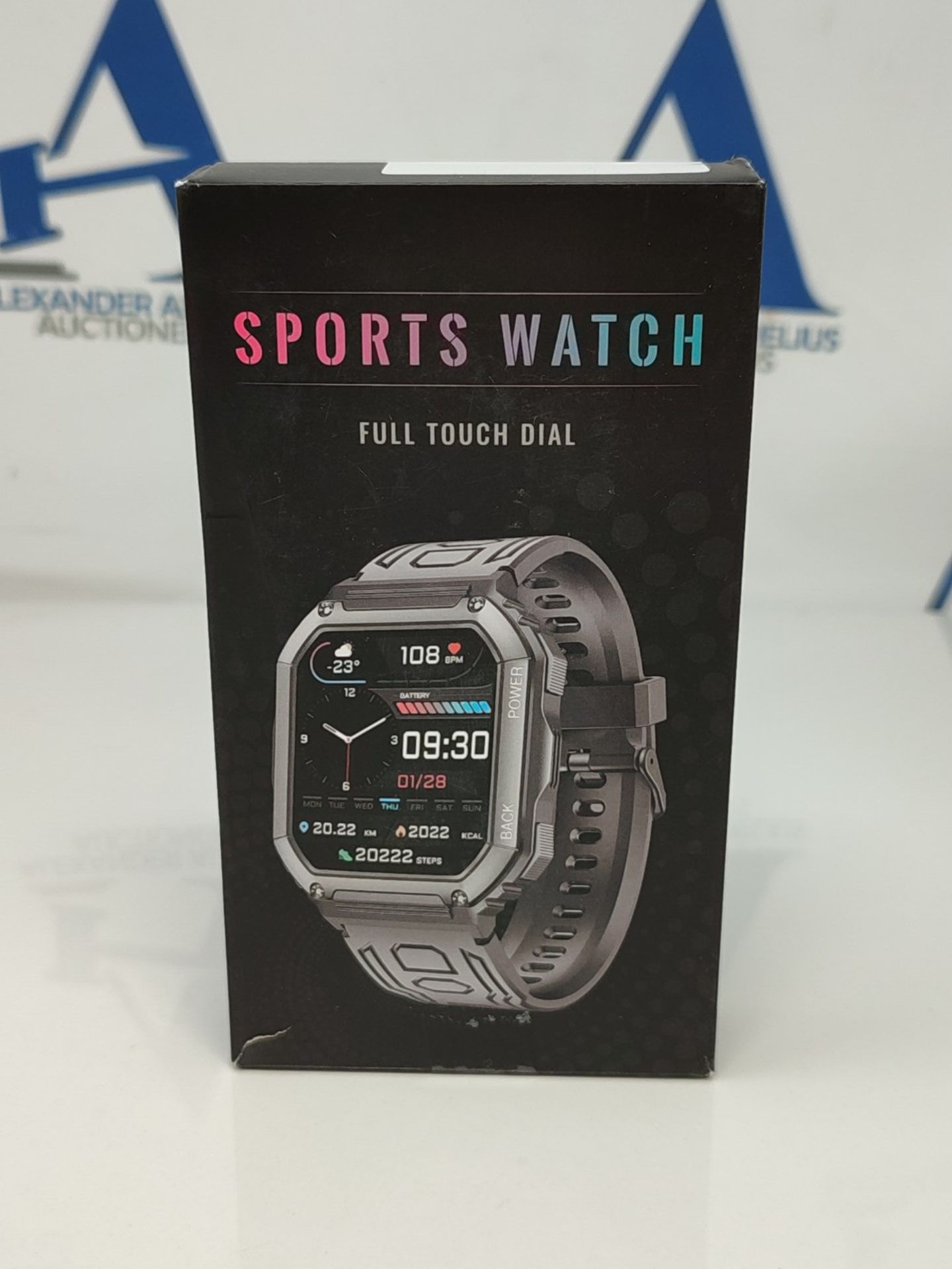 Men's smartwatch with phone function 1.8" DIY HD Full Touchscreen Watch 100+ Sports mo - Bild 3 aus 4