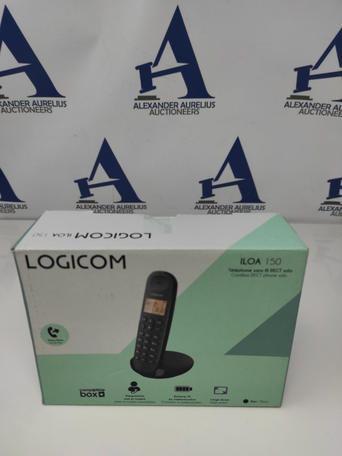 Logicom ILOA 150 Cordless Fixed Telephone without Answering Machine - Solo - Analog an - Image 5 of 6