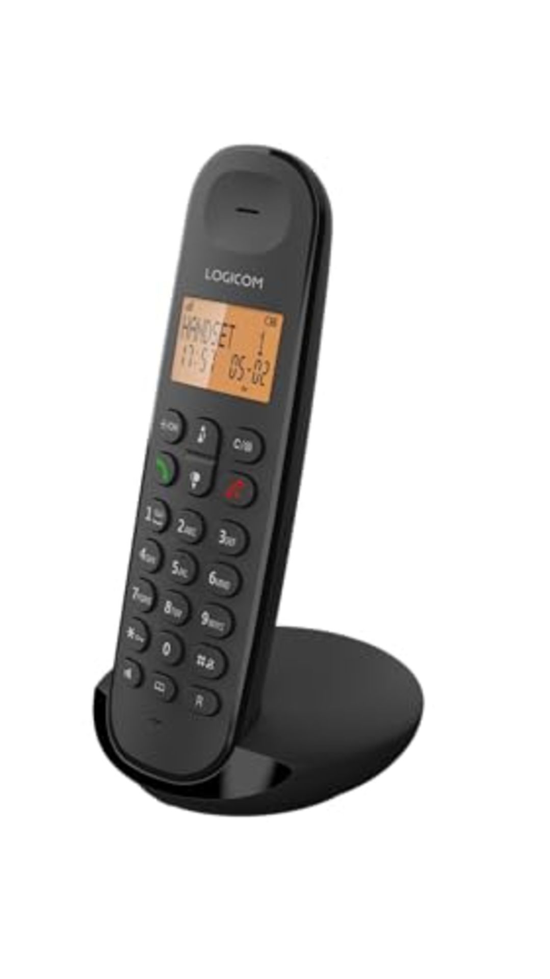Logicom ILOA 150 Cordless Fixed Telephone without Answering Machine - Solo - Analog an