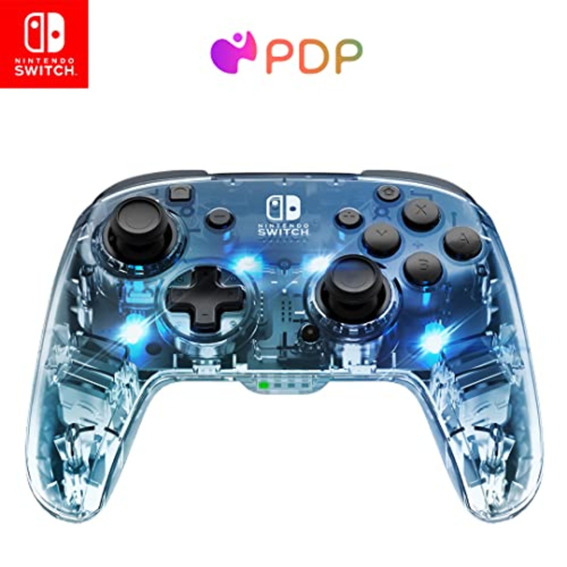 RRP £59.00 Afterglow Wireless Deluxe Gaming Controller - Officially Licensed by Nintendo for Swit