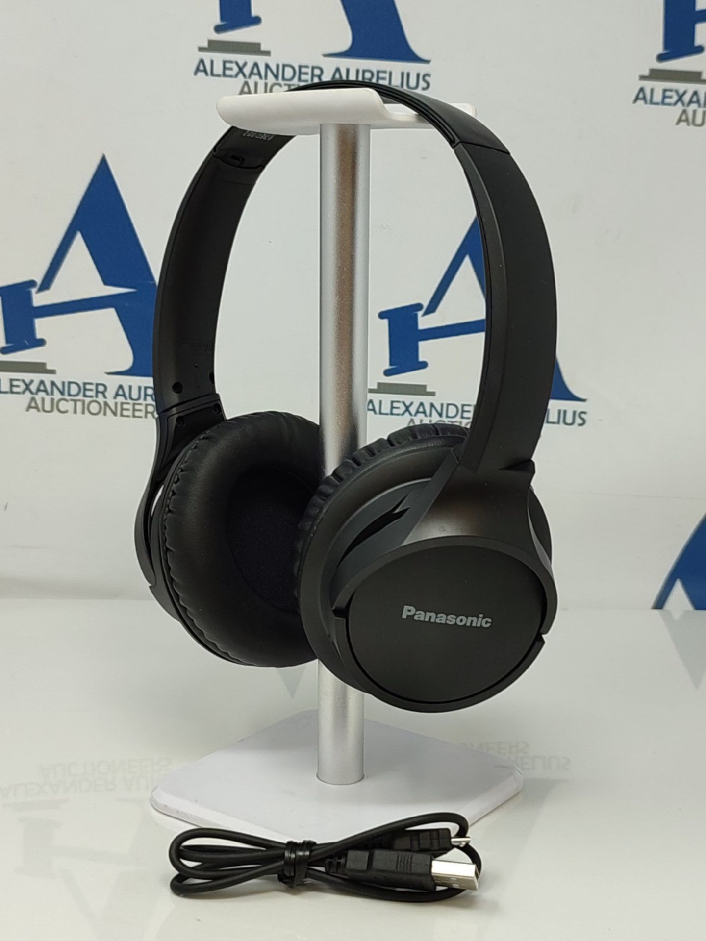 RRP £56.00 Panasonic RB-HF520BE-K Wireless Headphones with Pavilion, Bluetooth, Over Ear, Powerfu - Bild 3 aus 6